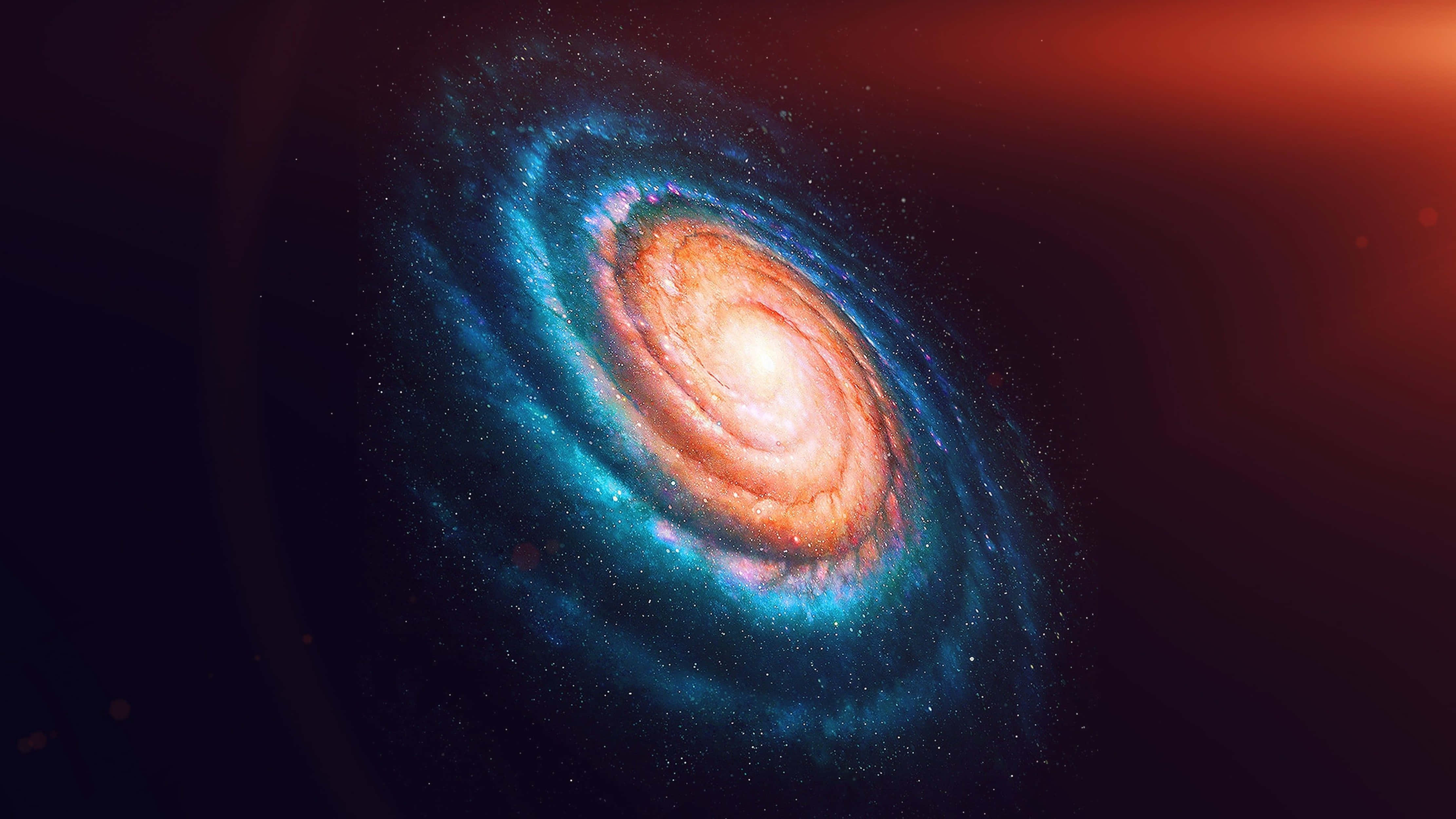 Galaksi NGC 1232 ya Ulimwengu wa 4K Picha ya Ukuta
