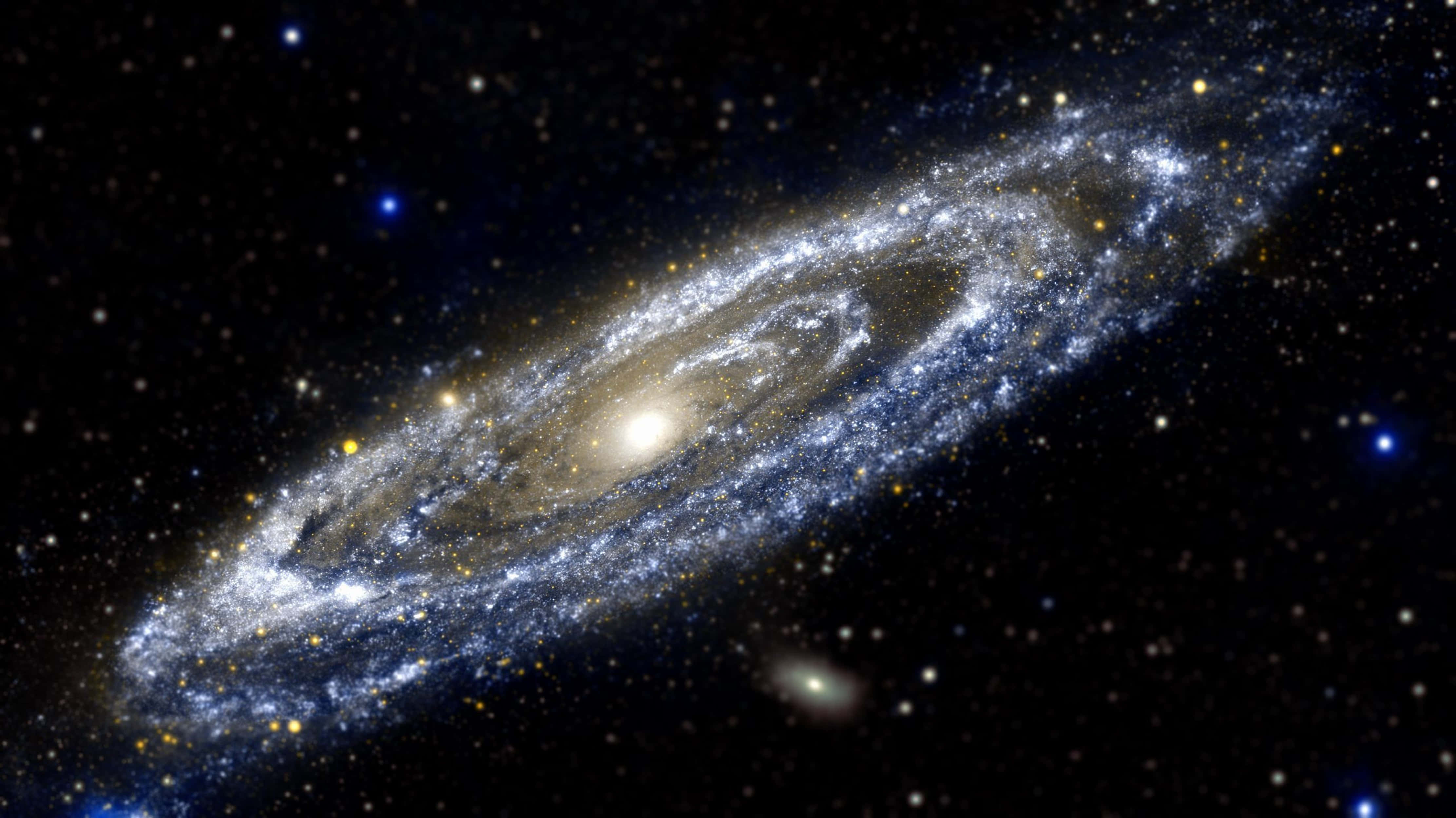Galaksi ya Andromeda ya 4K Ulimwengu Picha ya Ukuta