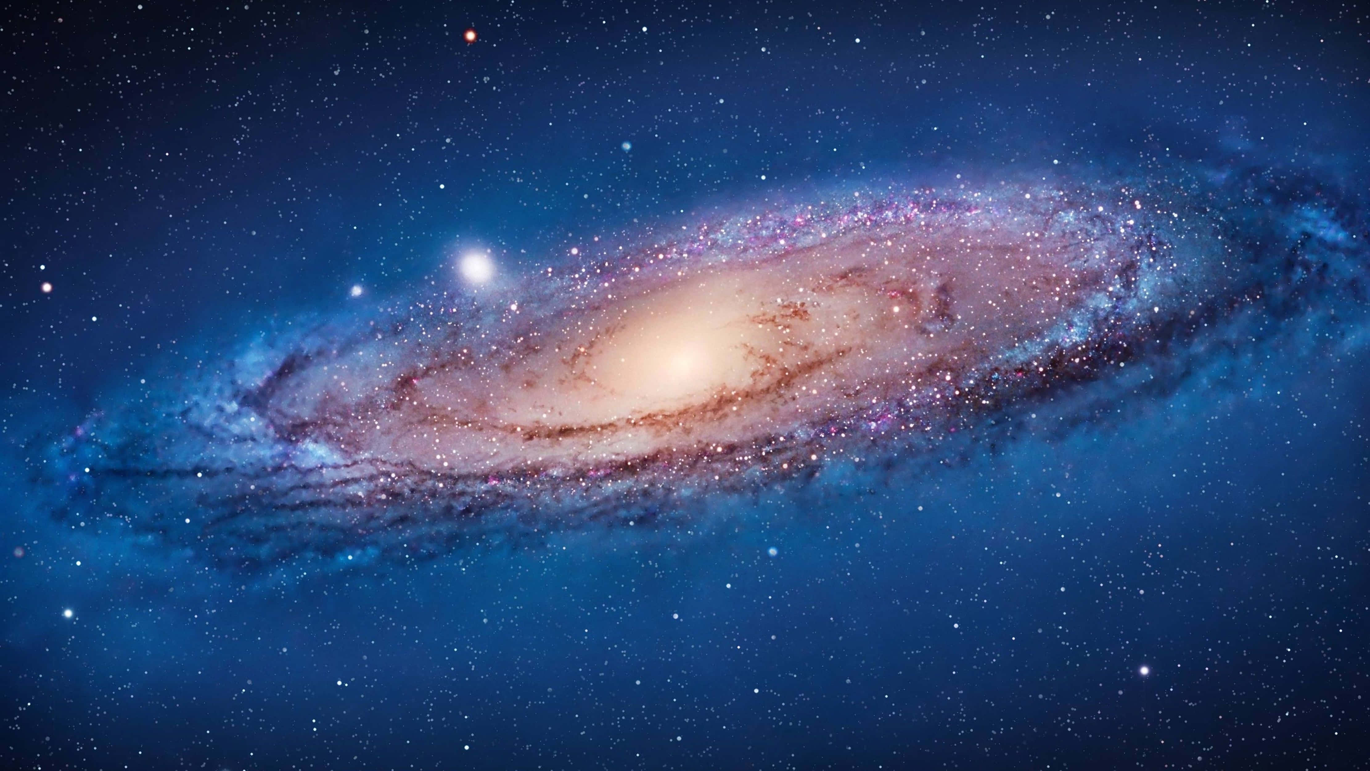 Galaksi ya Andromeda 4K Ulimwengu Picha ya Ukuta
