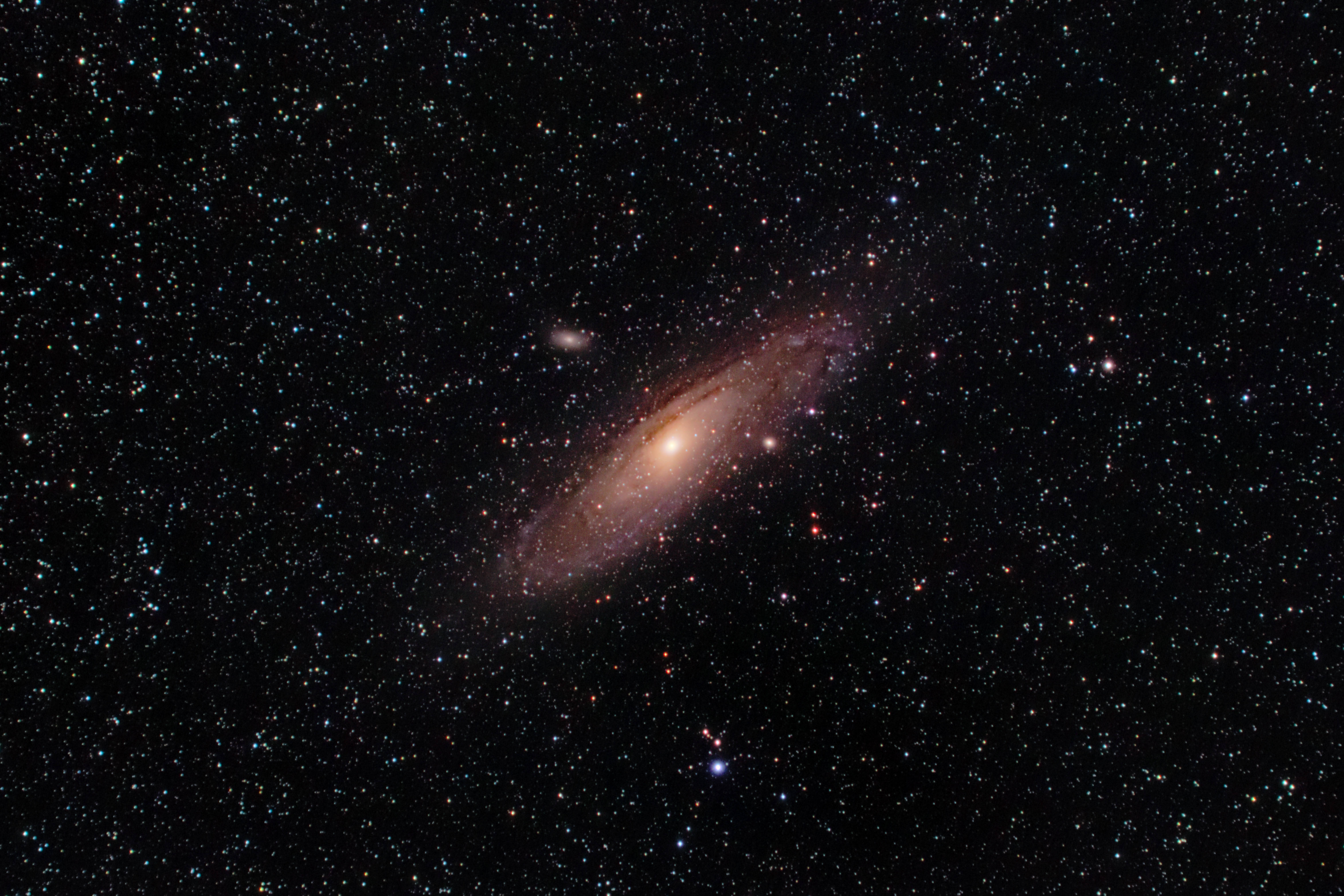 Galaksi ya Andromeda Katika Ulimwengu Picha ya Ukuta