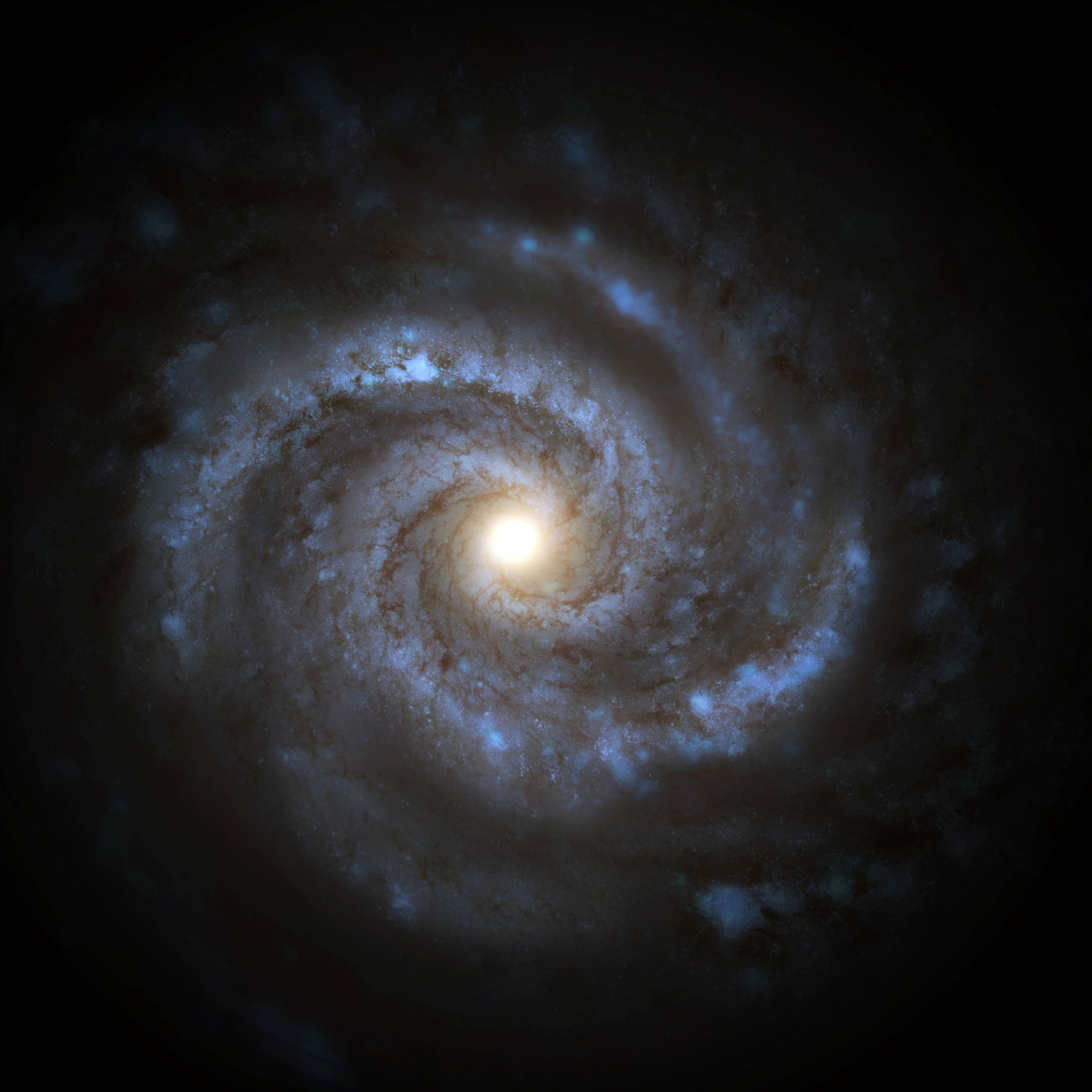 Galaksi ya Milky Way yenye Mwendo wa Kuvutia Picha ya Ukuta