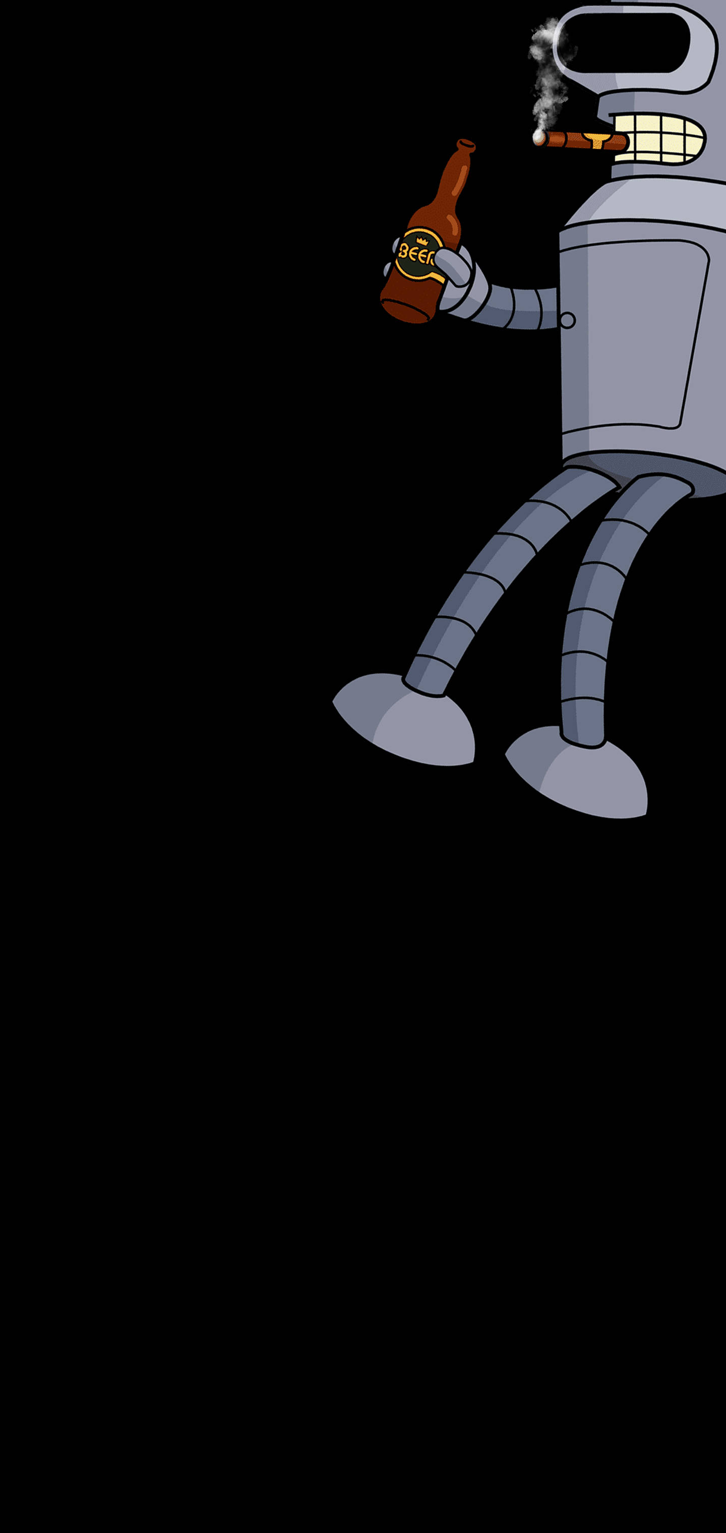 Galaxy S10 Plus Bender Fan Art Picha ya Ukuta