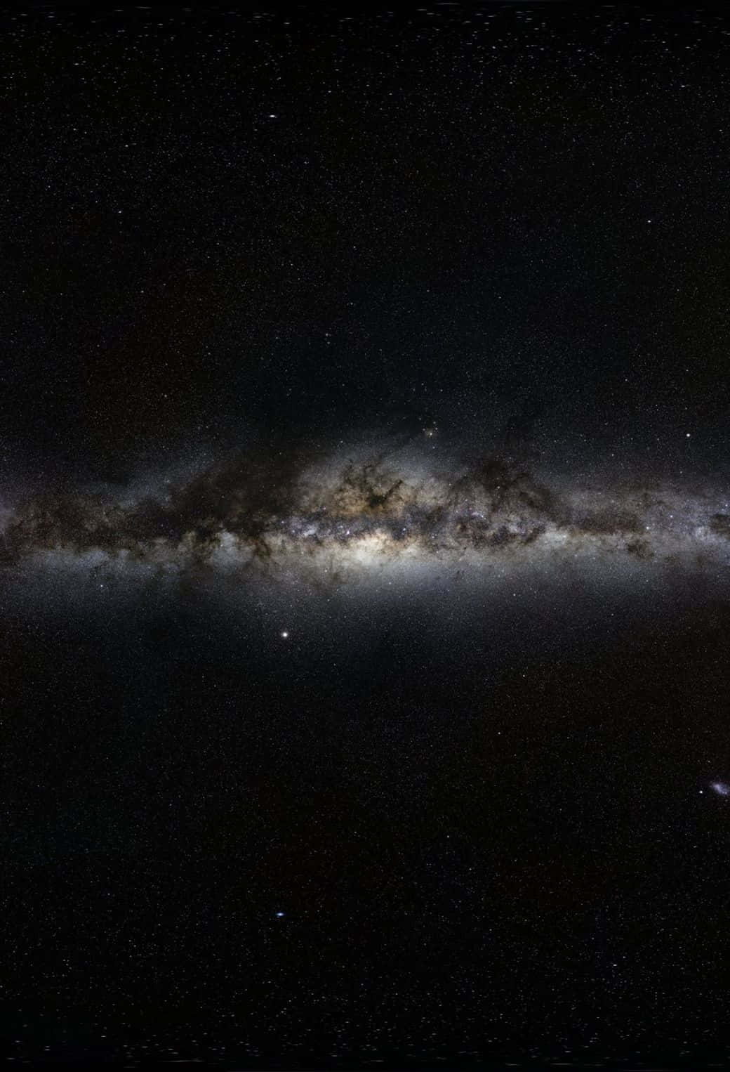 Galaxy With Bright Stars iPhone 7 Plus Live Picha ya Ukuta