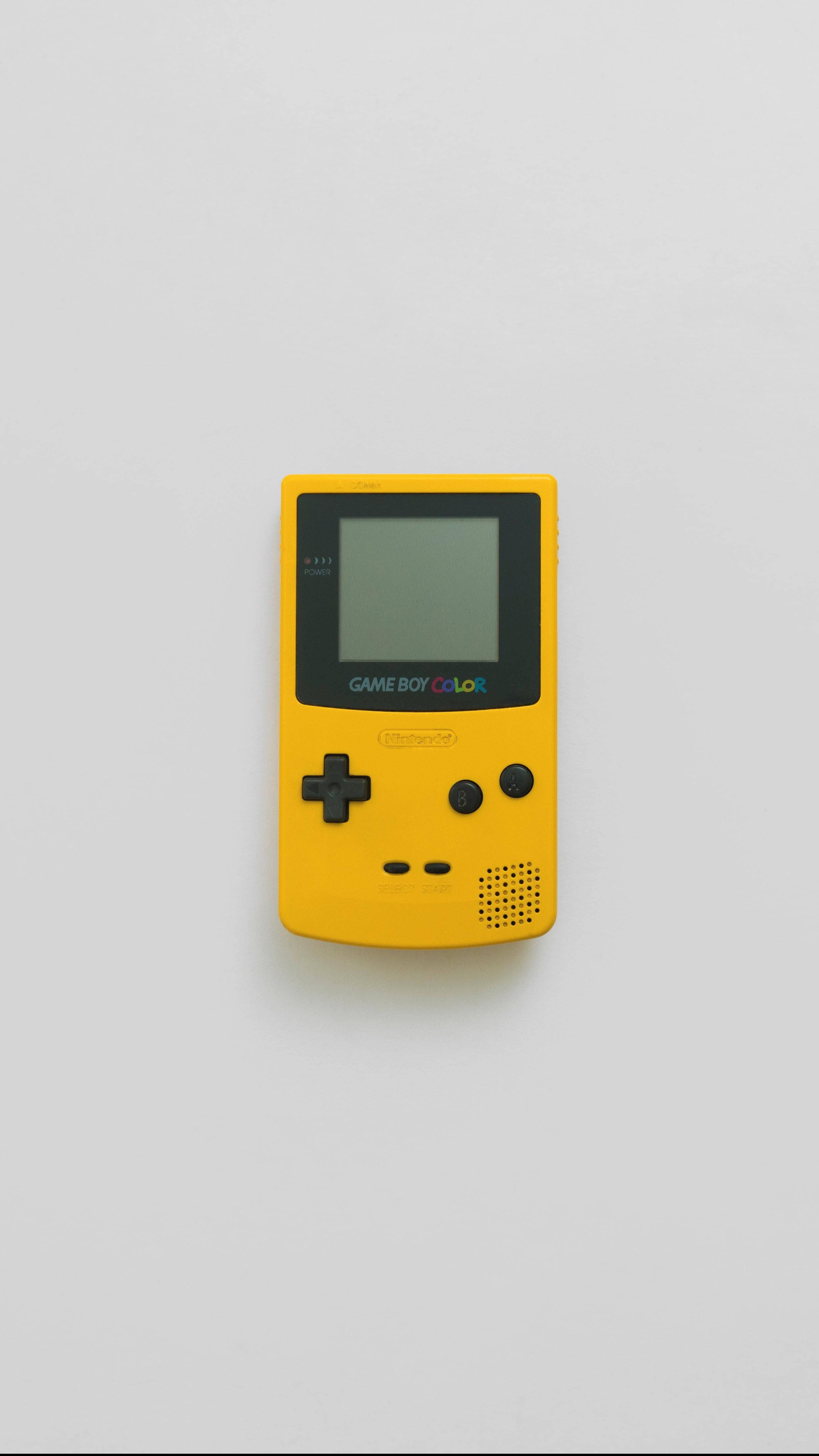 Game Boy Color Njano Rahisi Picha ya Ukuta