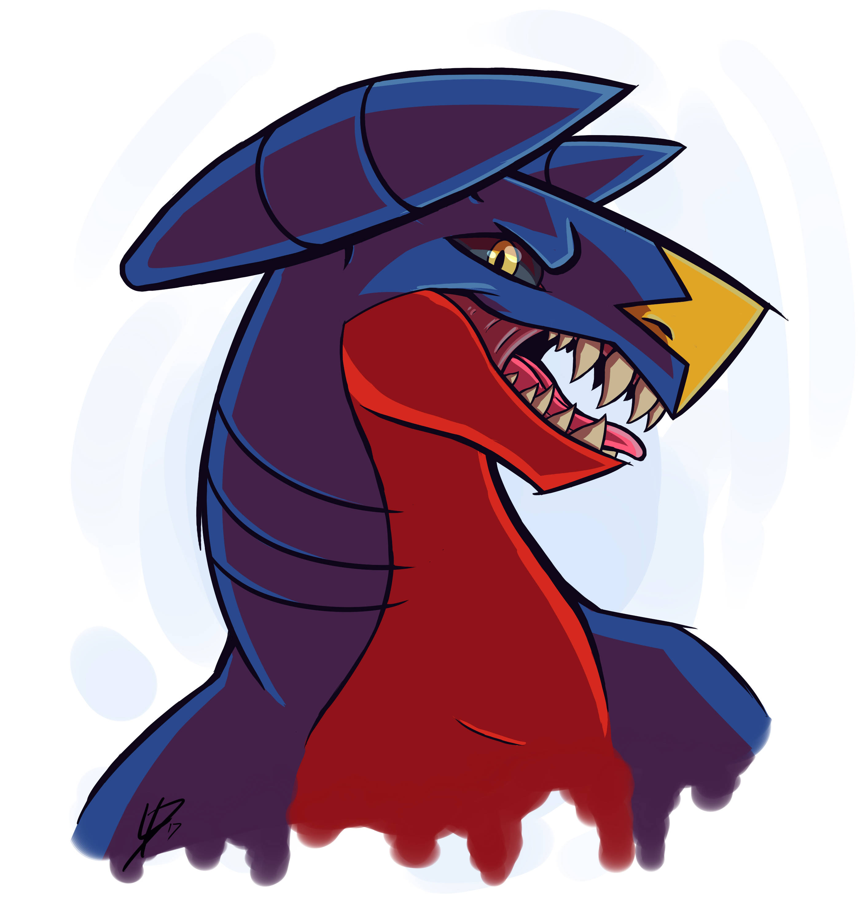 Garchomp Fanart ya Karibu Picha ya Ukuta