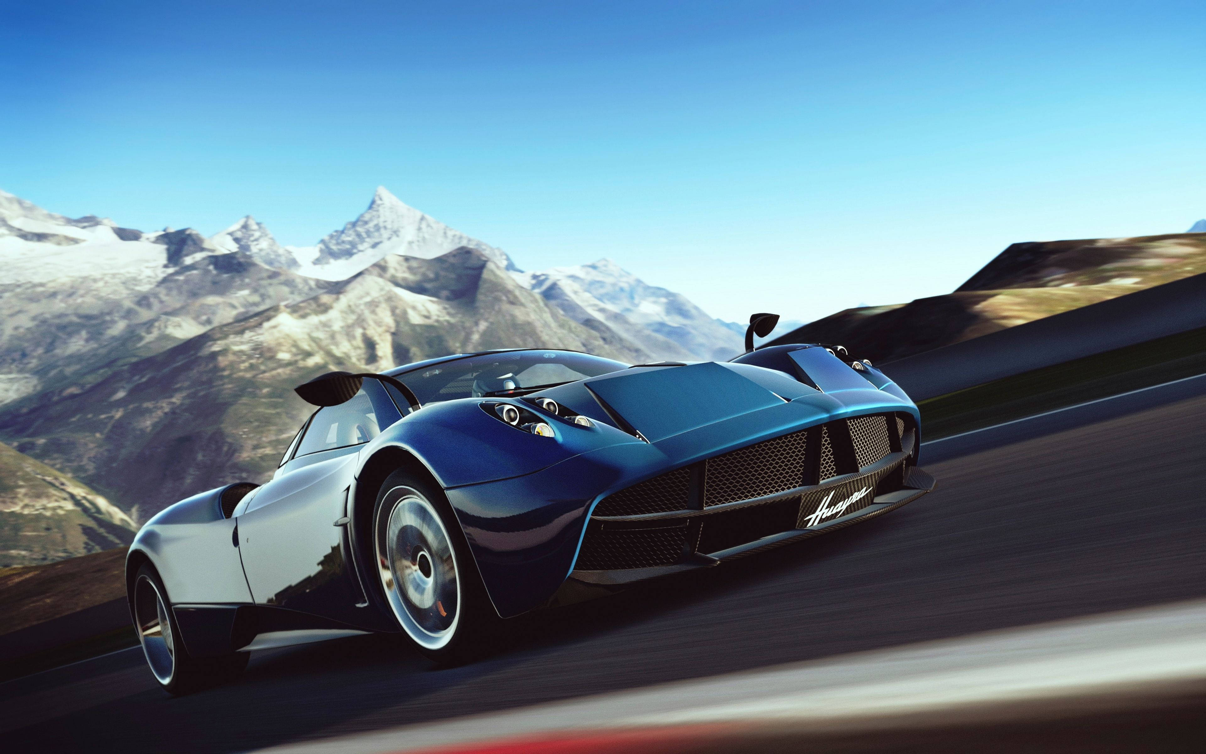 Gari 4K Pagani Huayra Picha ya Ukuta