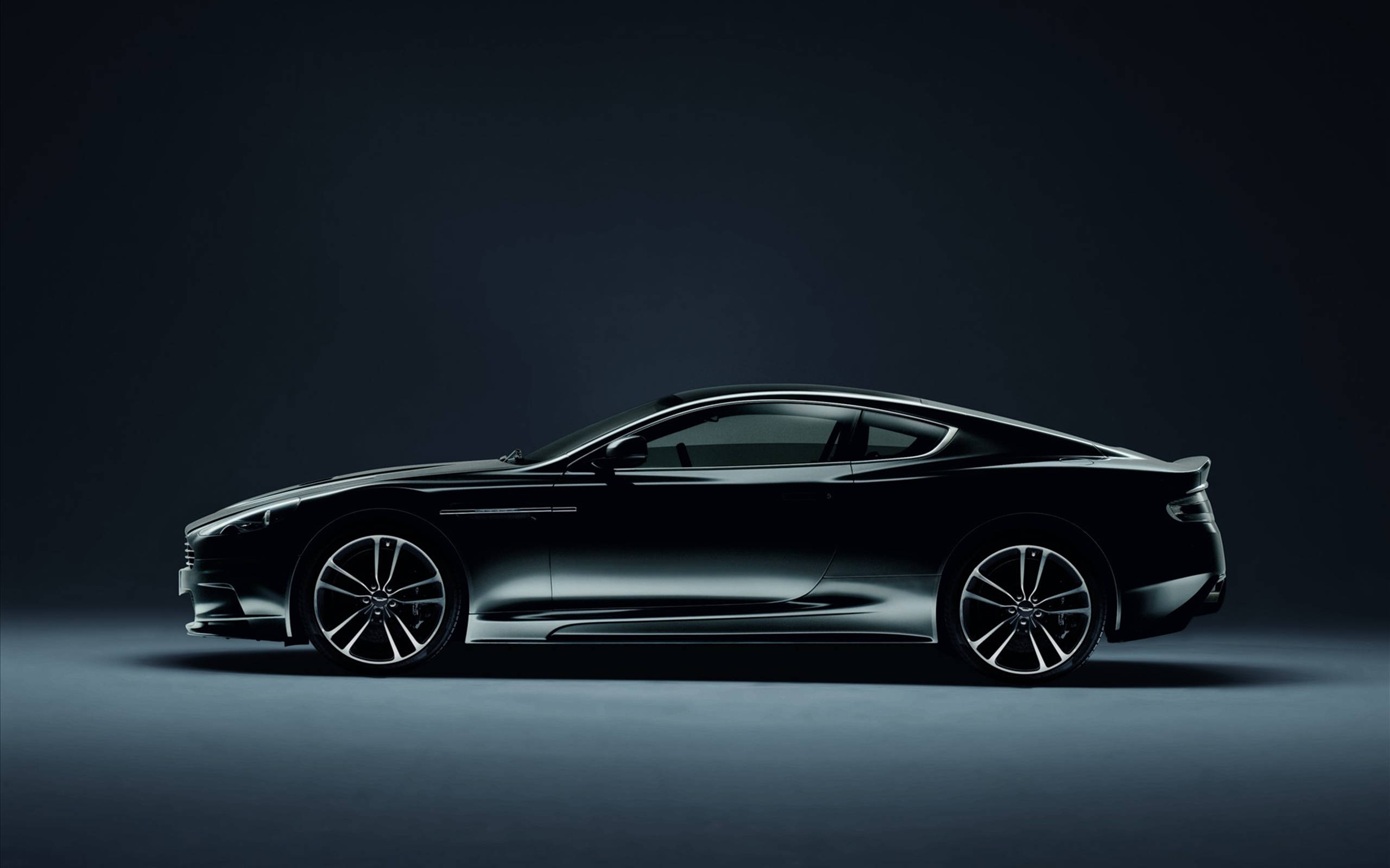 Gari la Kifahari Black Aston Picha ya Ukuta