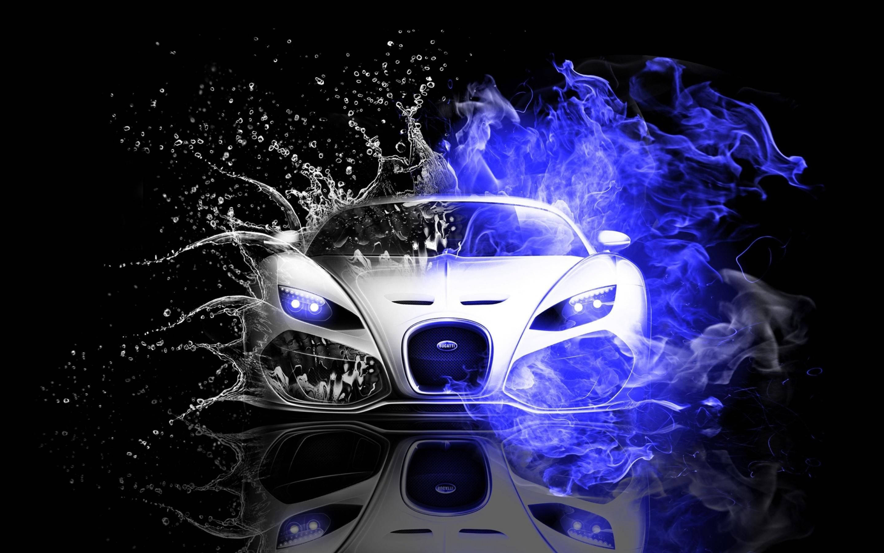 Gari la Kifahari Bugatti Veyron Picha ya Ukuta