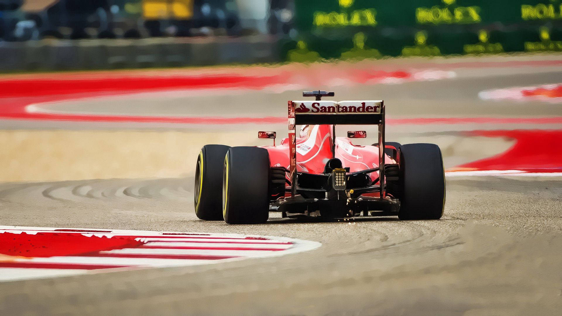Gari la Mbio la Ferrari Formula 1 Picha ya Ukuta