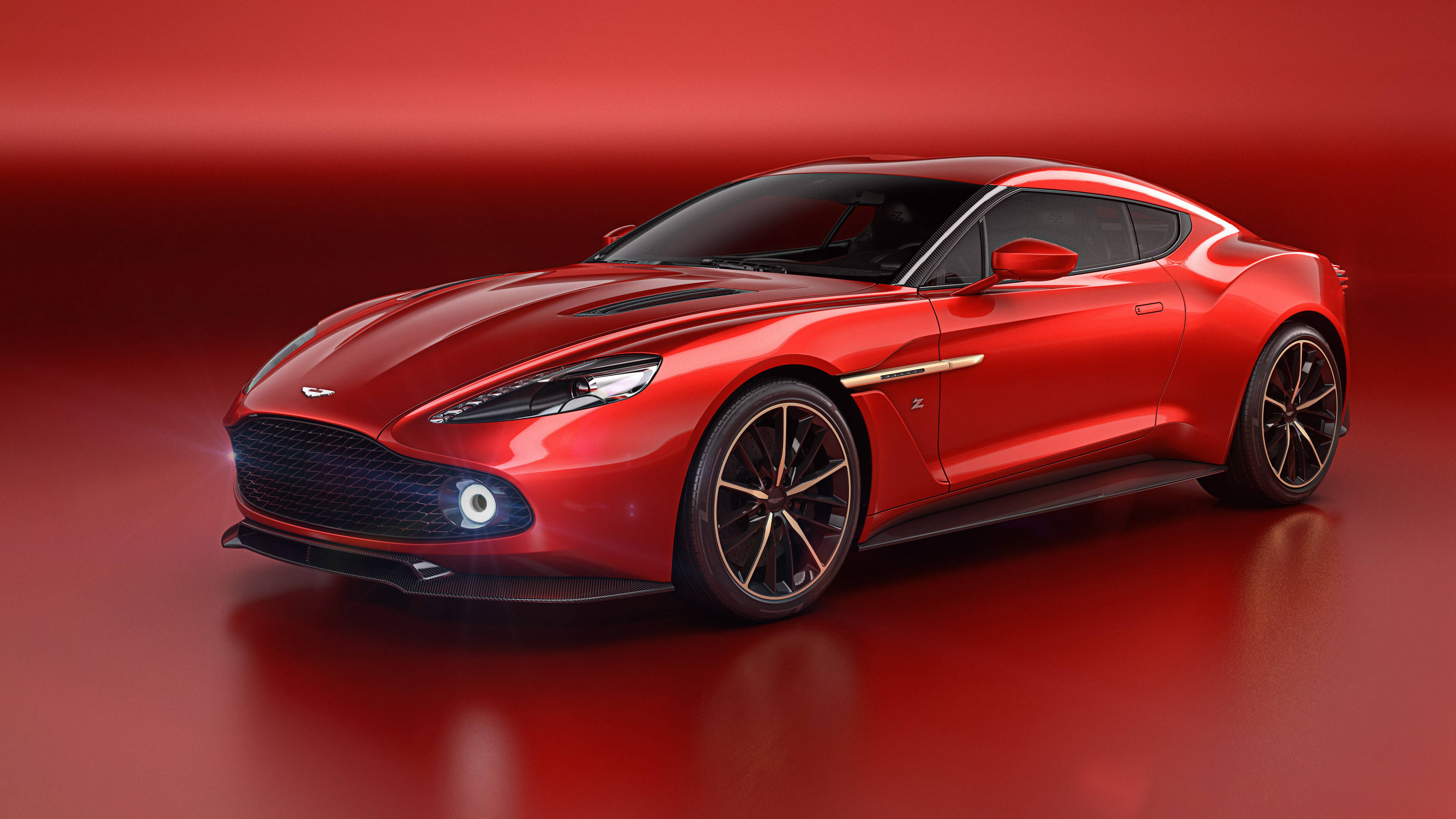 Gari la michezo la Aston Martin Zagato Picha ya Ukuta
