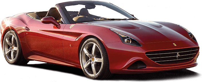Gari la michezo la Ferrari la kubadilishika jekundu Picha ya Ukuta