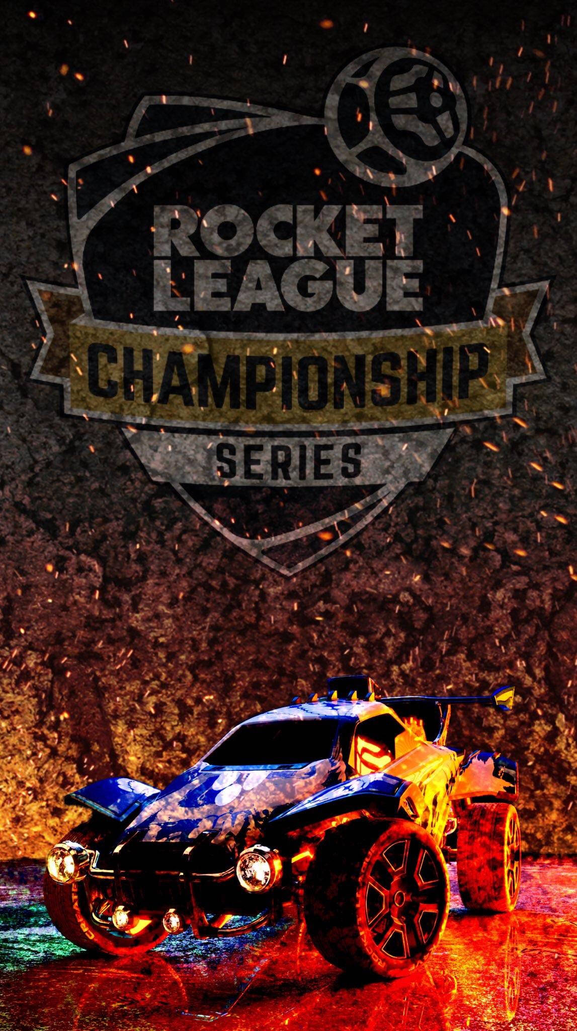 Gari la Moto la Rocket League kwa Simu Picha ya Ukuta