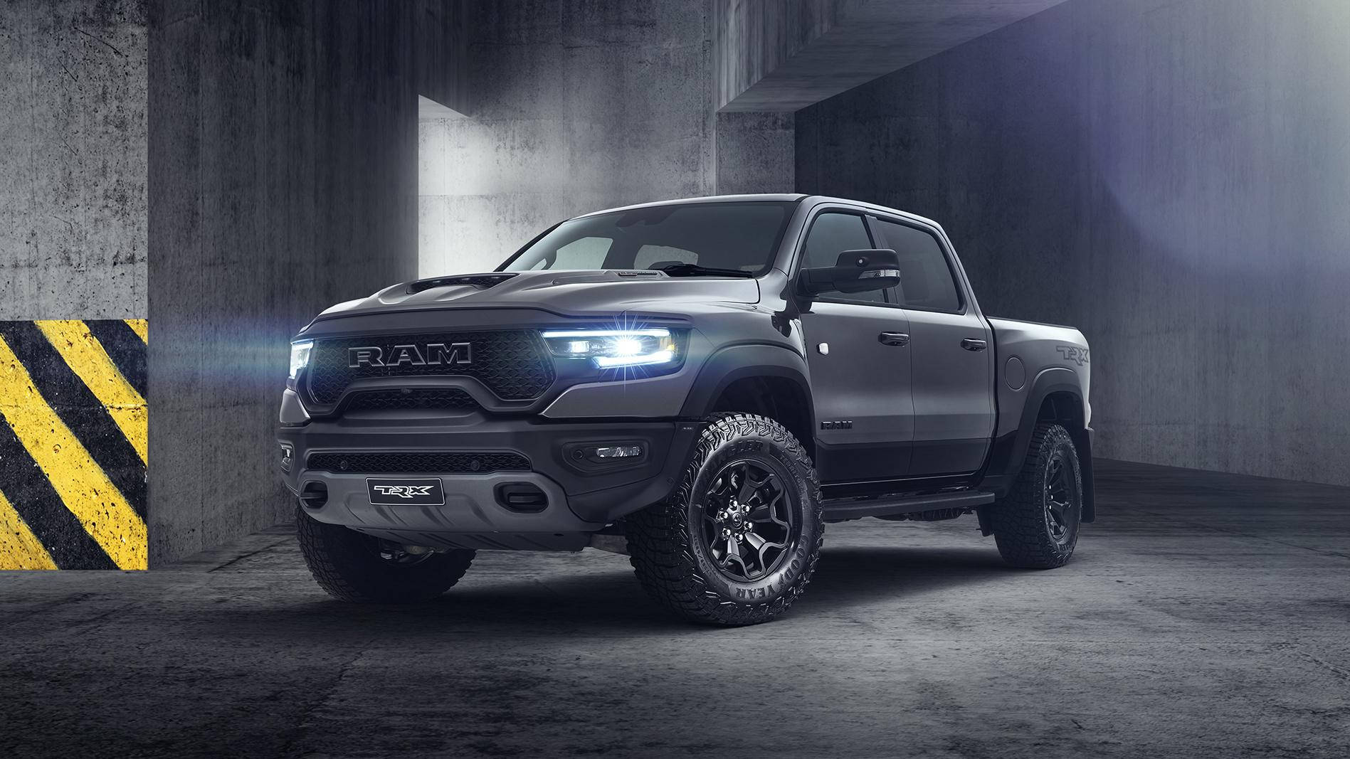 Gari la RAM Truck 1500 TRX Picha ya Ukuta