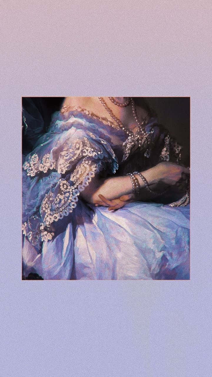 Gauni la Zamaradi la Urembo wa Renaissance Picha ya Ukuta