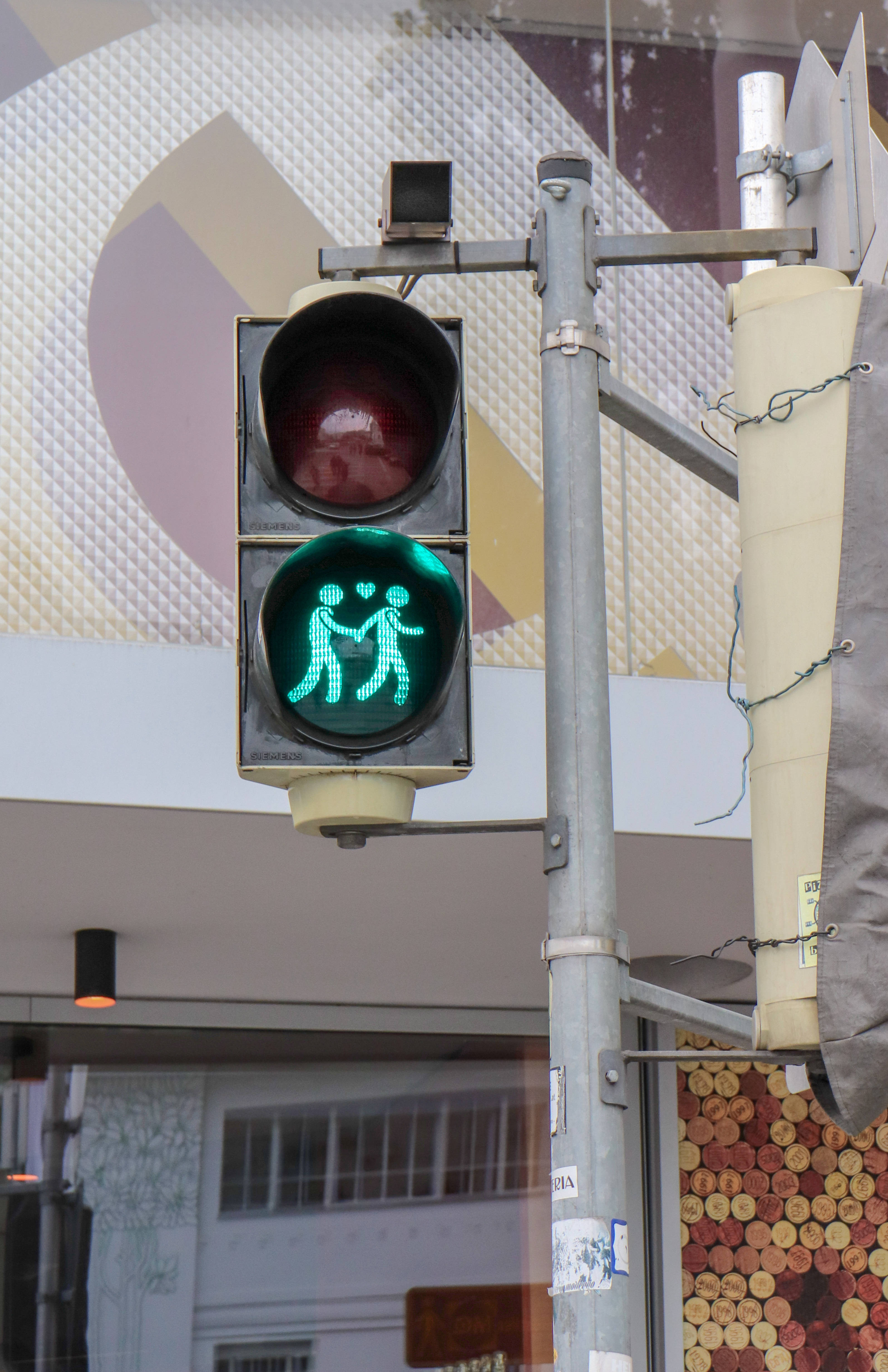 Gay Inspired Traffic Light Picha ya Ukuta