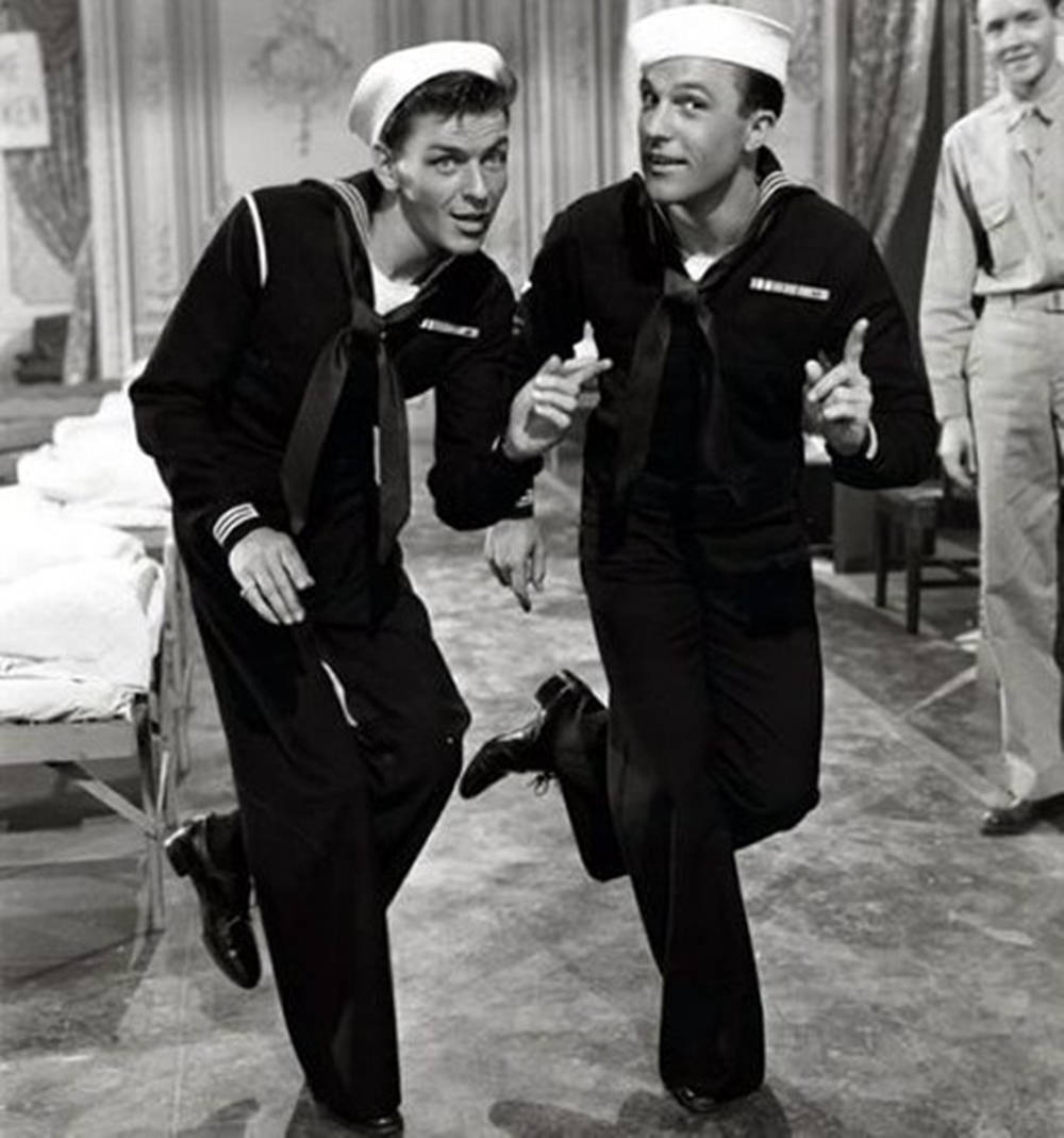 Gene Kelly Sawa na Nyeusi Picha ya Ukuta