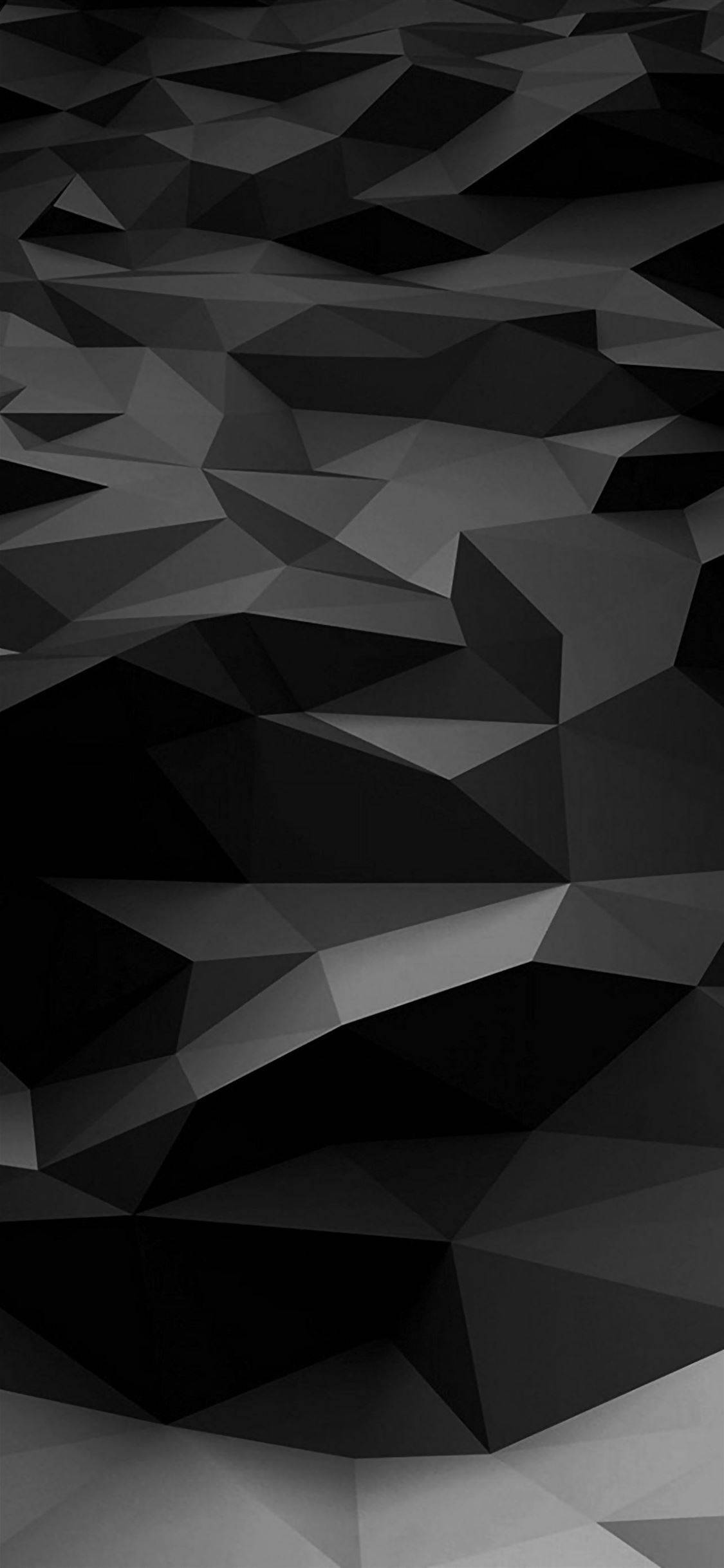 Geometric Design Black Apple iPhone Picha ya Ukuta