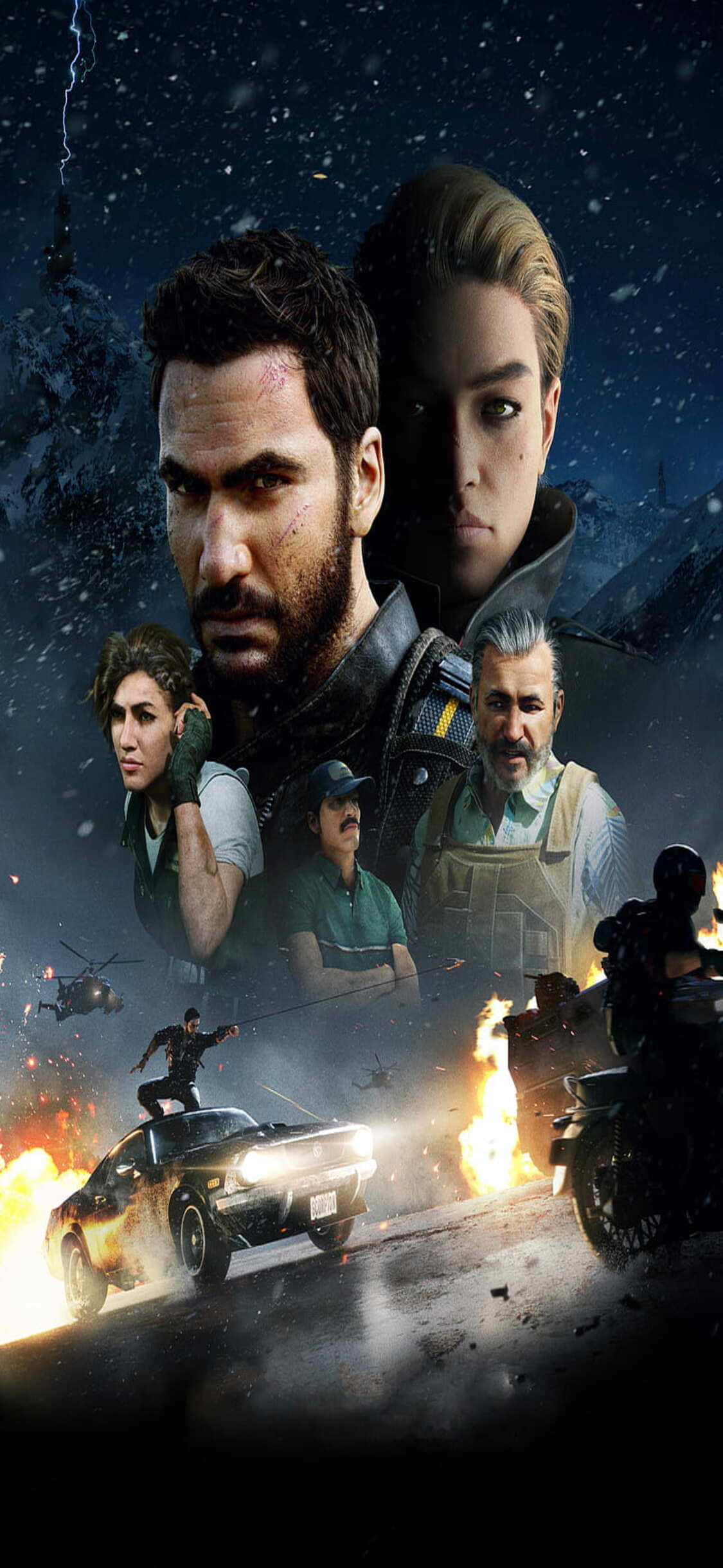 Get Ready For Action With iPhone X & Just Cause 4 Picha ya Ukuta