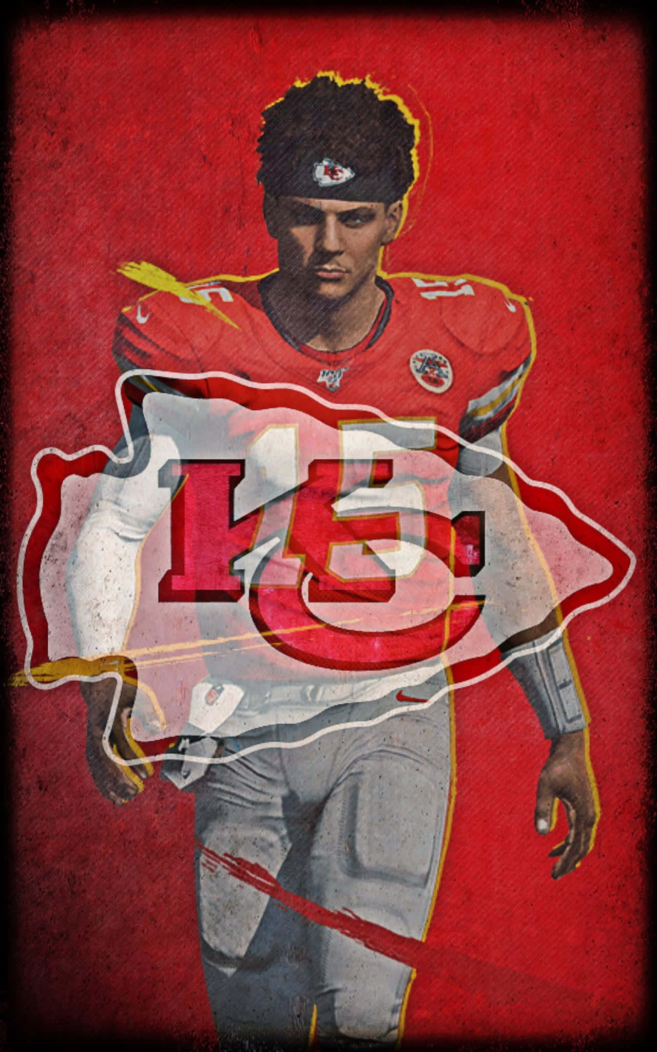 Get ready for Kansas City Chiefs football with a custom Chiefs phone case Picha ya Ukuta