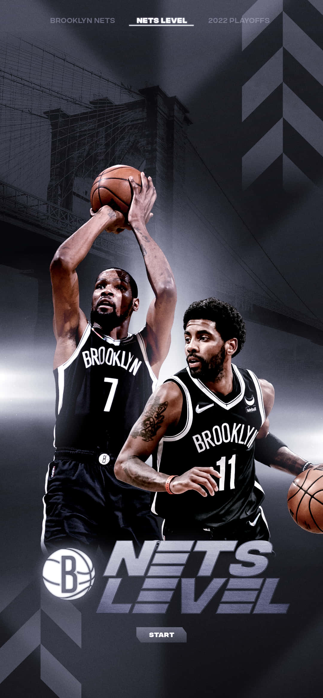 Get Ready For The Brooklyn Nets Action Picha ya Ukuta