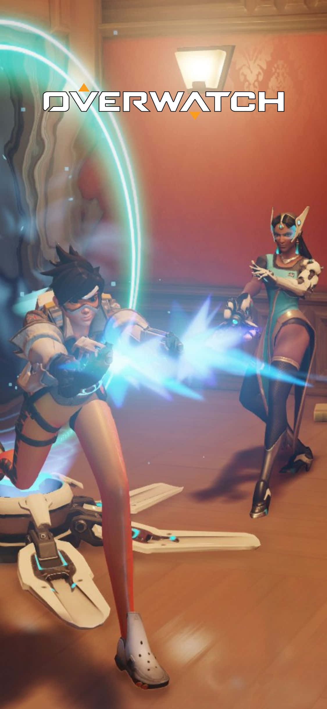 Pata tayari kuingia kwenye hatua na iPhone X yako na Overwatch Picha ya Ukuta