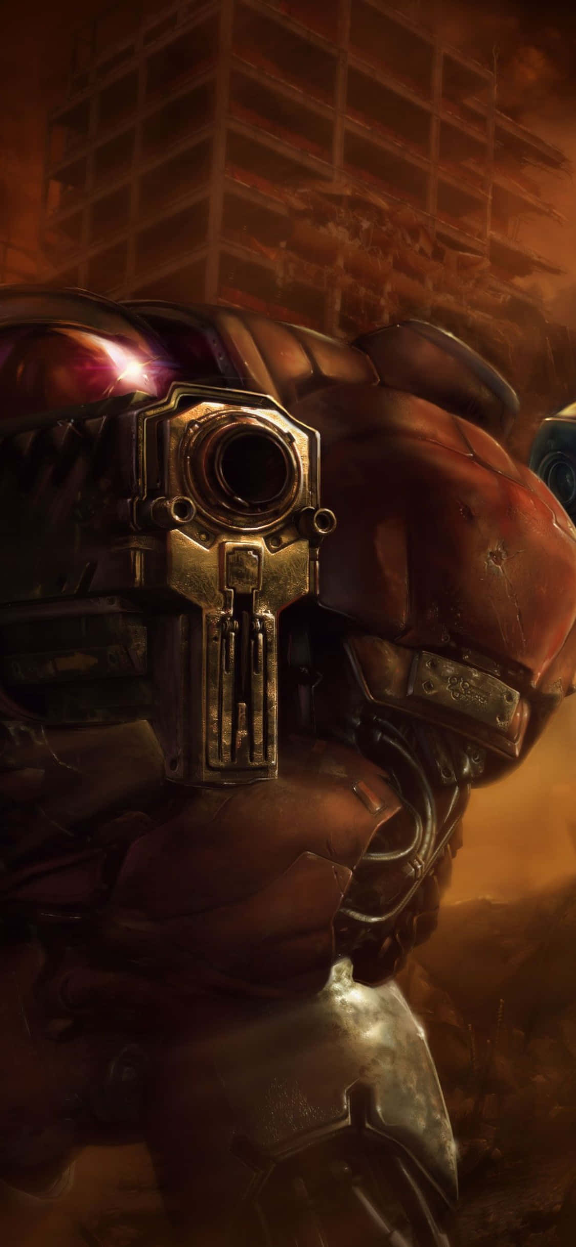 Get Ready to Play the Intense Strategy Game StarCraft II on your iPhone X. Picha ya Ukuta