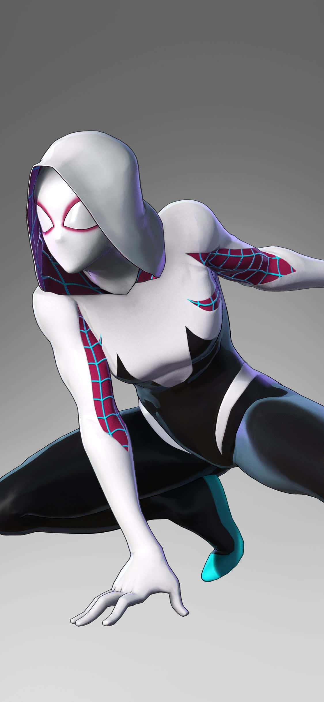 Ghost-Spider iPhone XS Mandhari ya Marvel Picha ya Ukuta