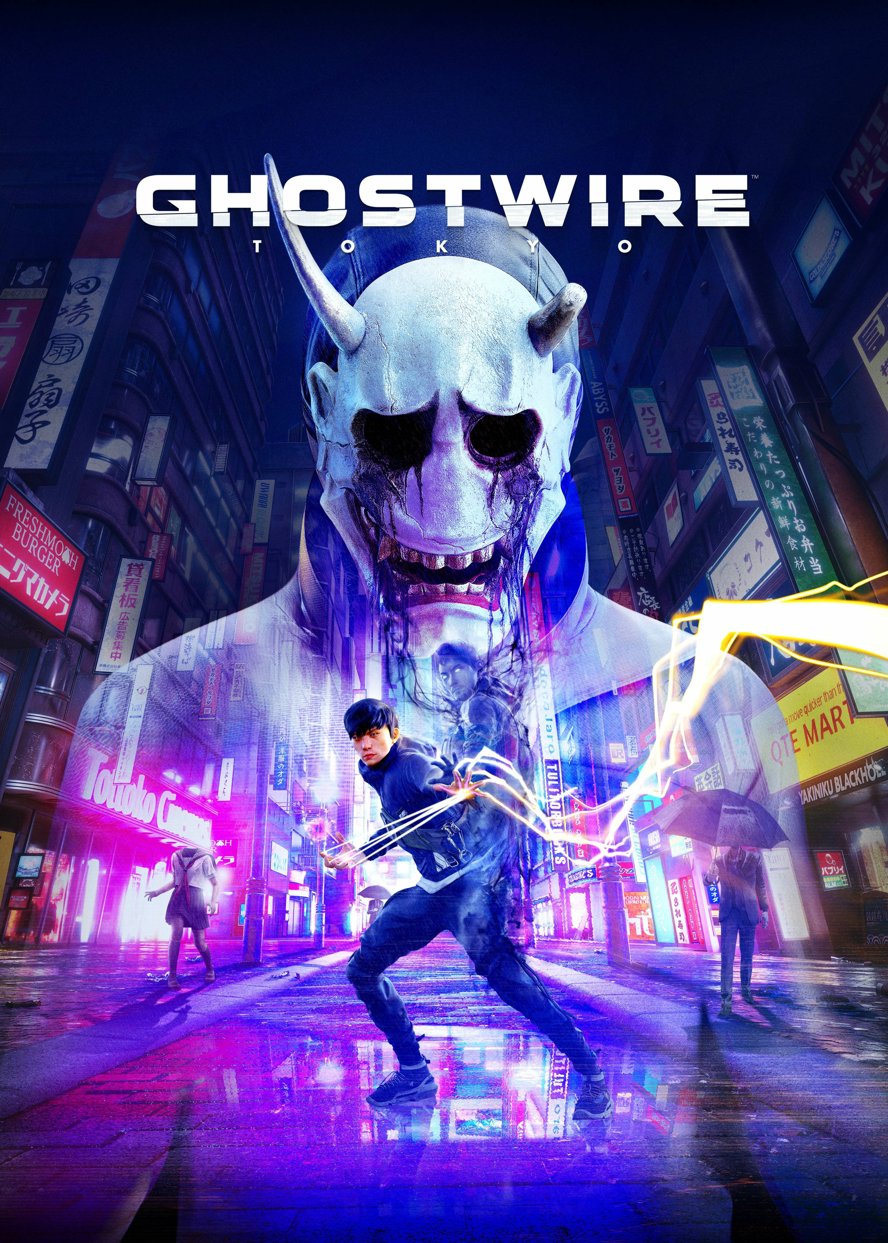 Ghostwire Tokyo Official Game Cover Picha ya Ukuta