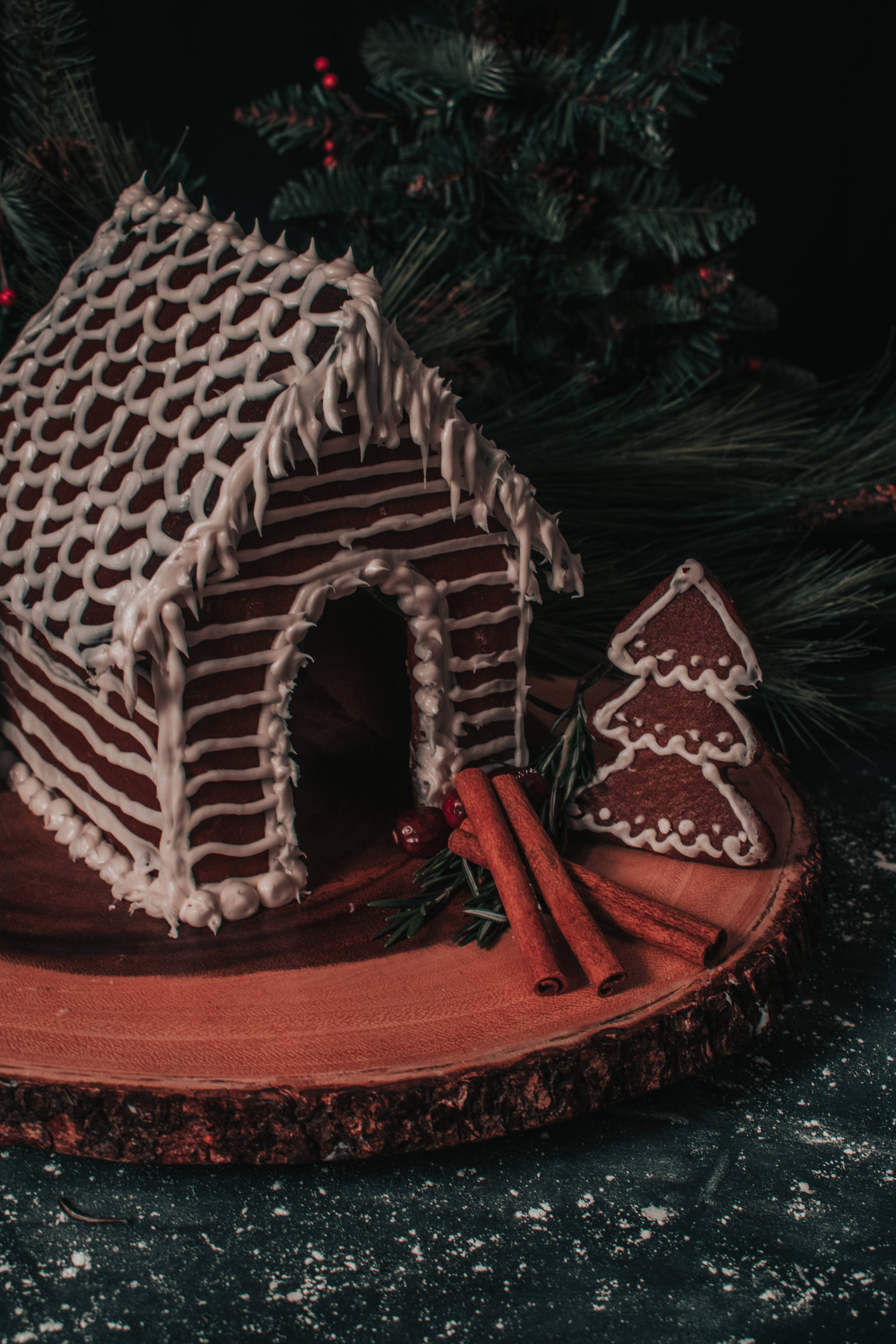 Gingerbread Chokoleti Picha ya Ukuta