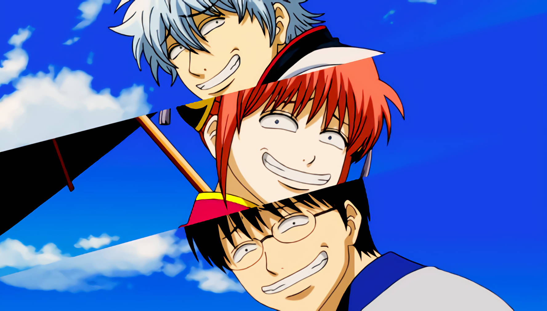 Gintama Anime ya Kuchekesha Picha ya Ukuta