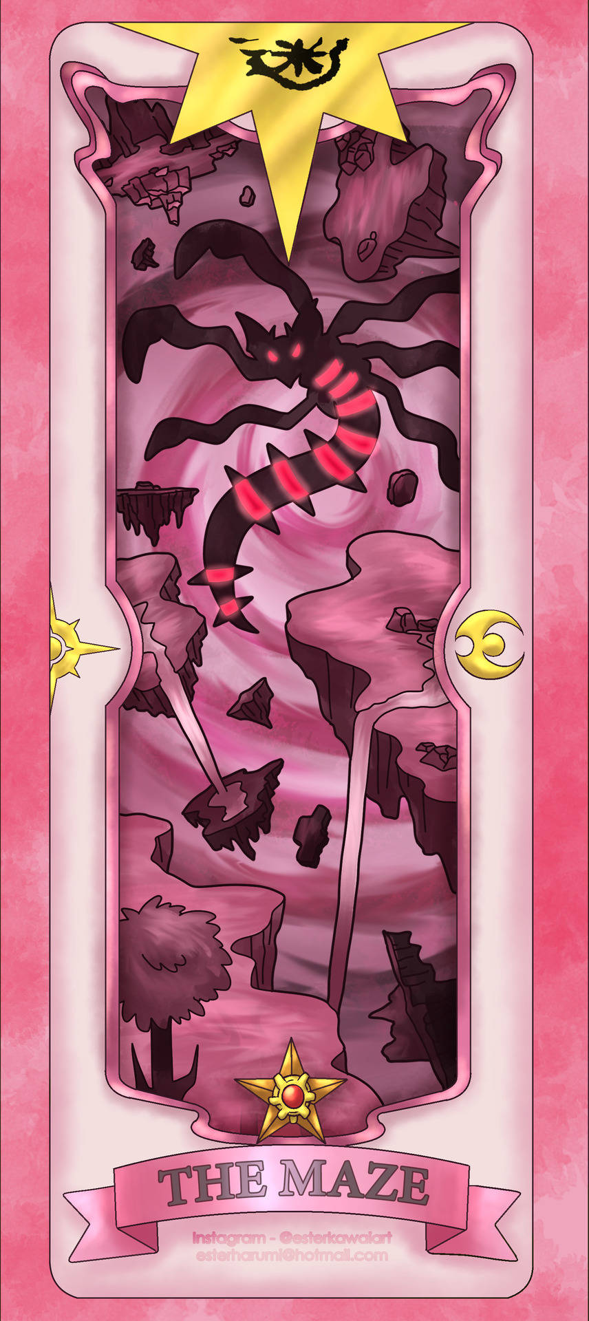 Giratina, Pokemon wa Kikale wa Kikale wa Maze Picha ya Ukuta