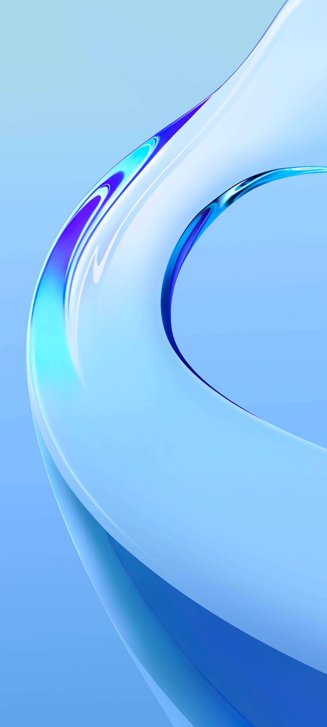 Glassy Blue Vivo Y20 Picha ya Ukuta