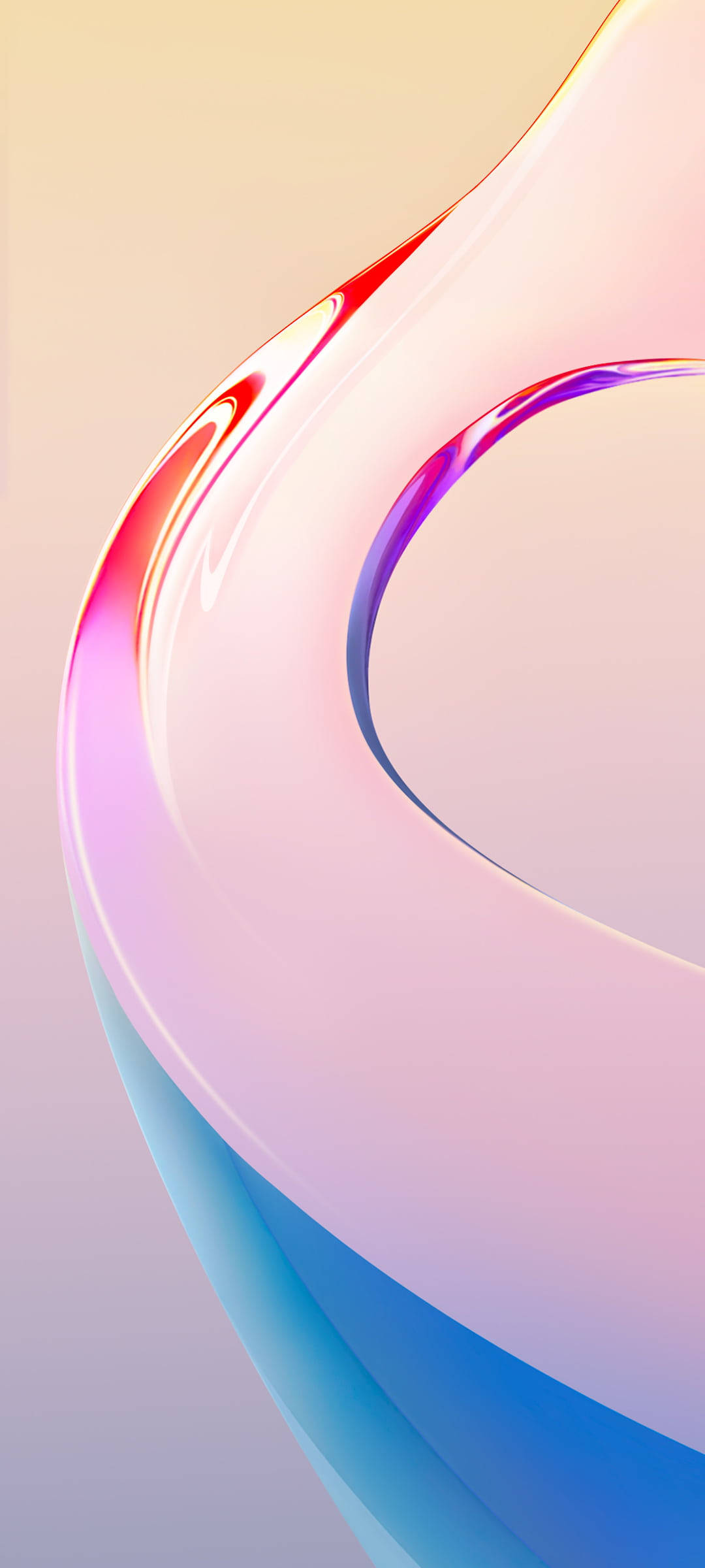 Glassy Rainbow Vivo Y20 Picha ya Ukuta