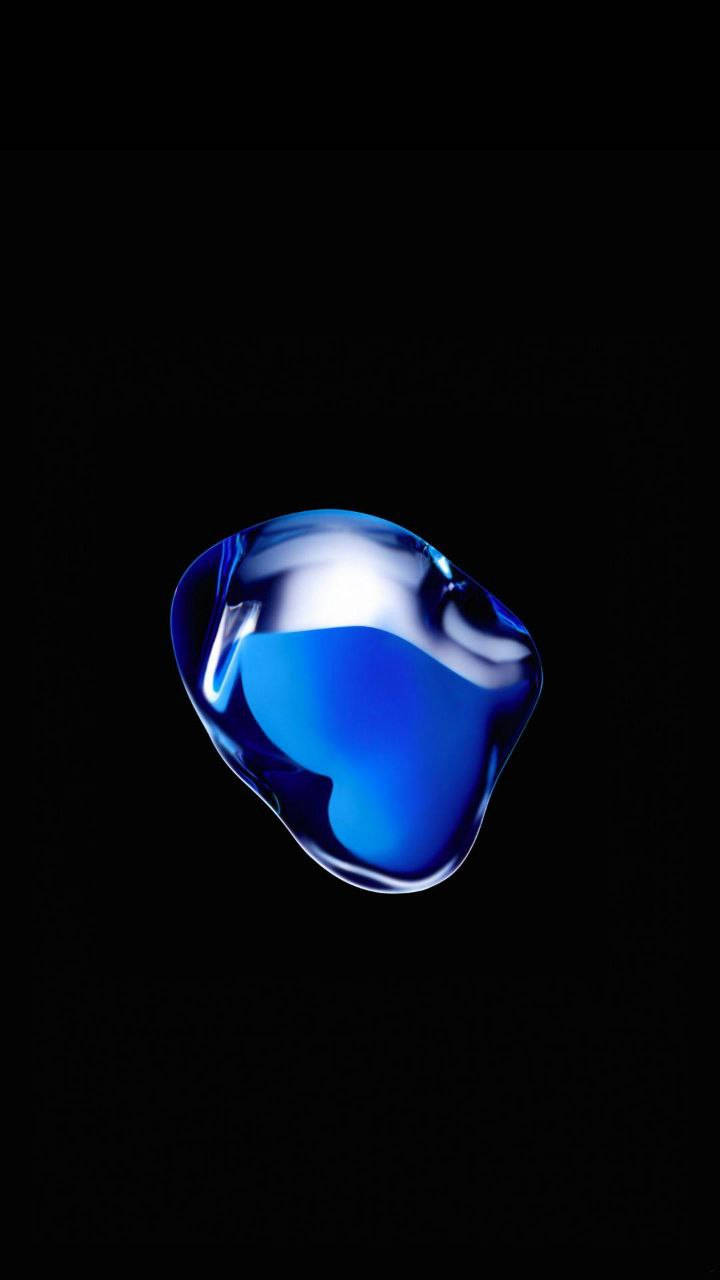 Gleaming Sapphire Gemstone Original iPhone 7 Picha ya Ukuta