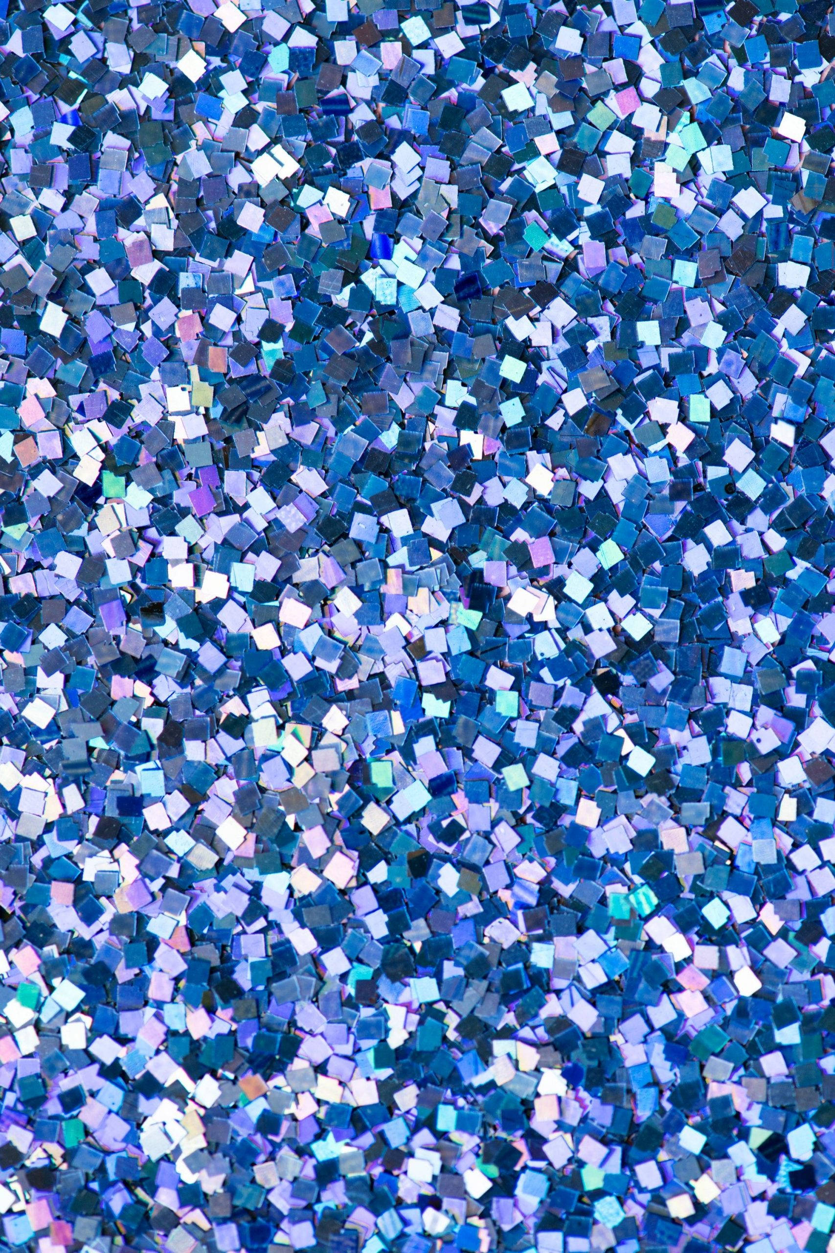 Glitters za Bluu za Kawaida Picha ya Ukuta