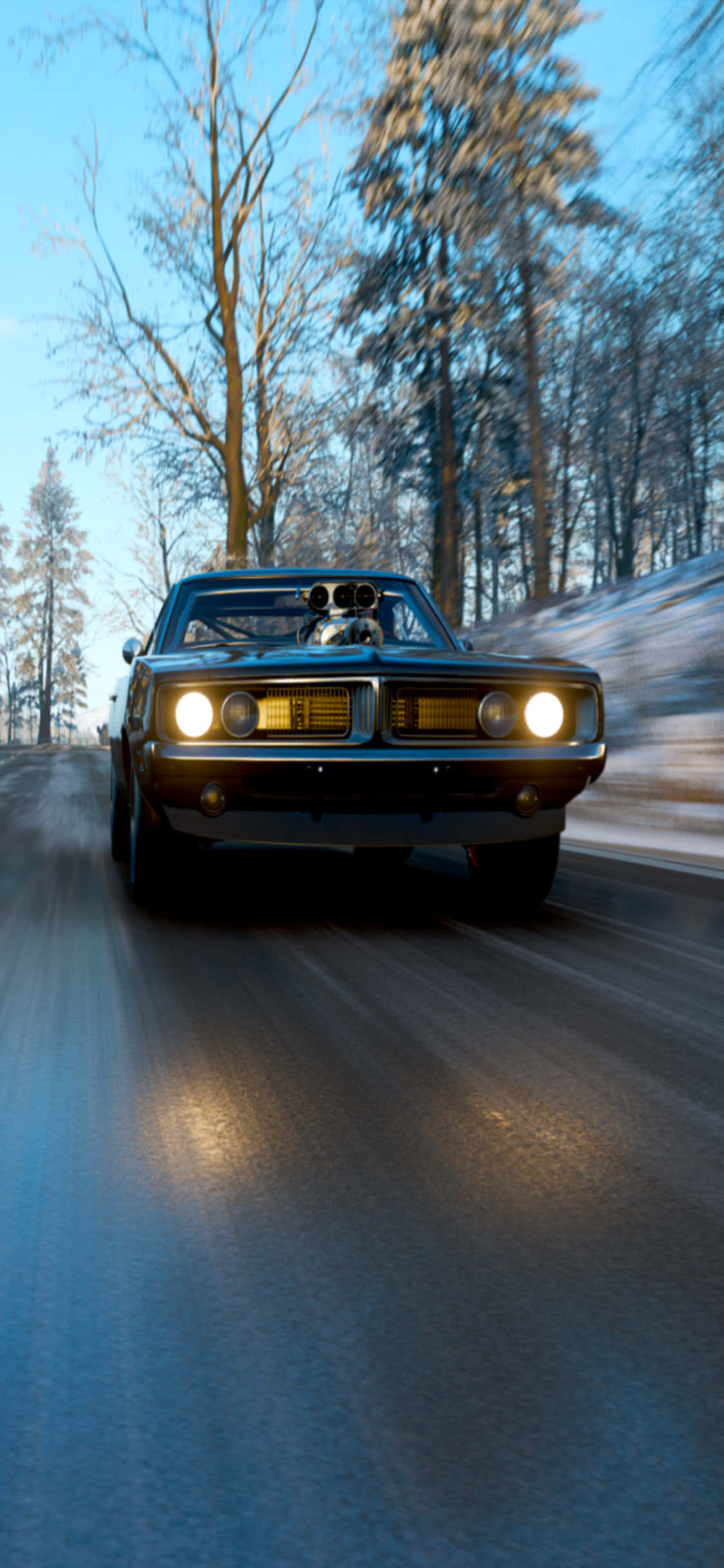 Go on an unforgettable racing journey with the stunning Forza Horizon 4 on the powerful iPhone Xs. Picha ya Ukuta