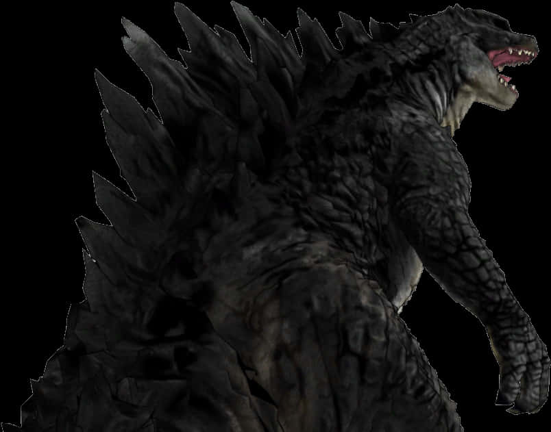 Godzilla Kugonga Katika Giza Picha ya Ukuta