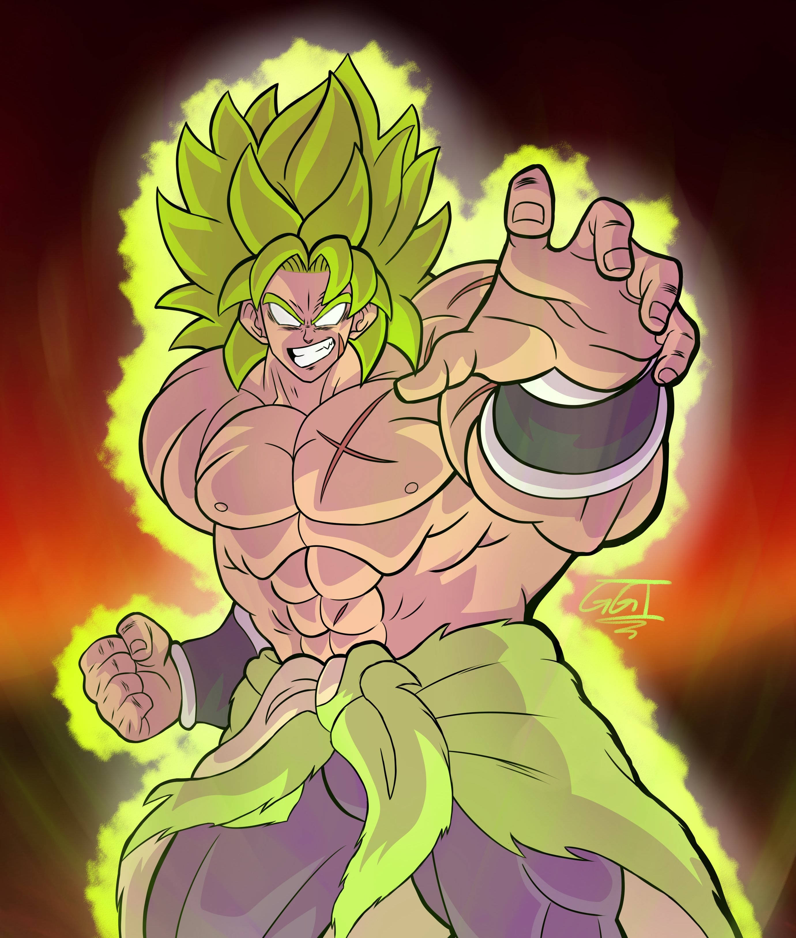 Gogeta in Ultimate Super Saiyan Blue Form Picha ya Ukuta