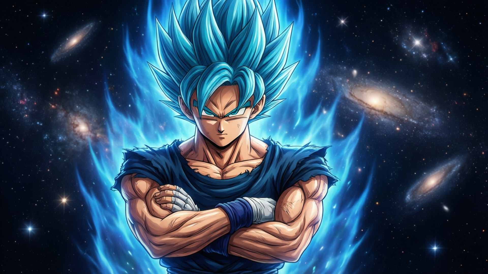 Gogeta Msimu wa Cosmic Picha ya Ukuta