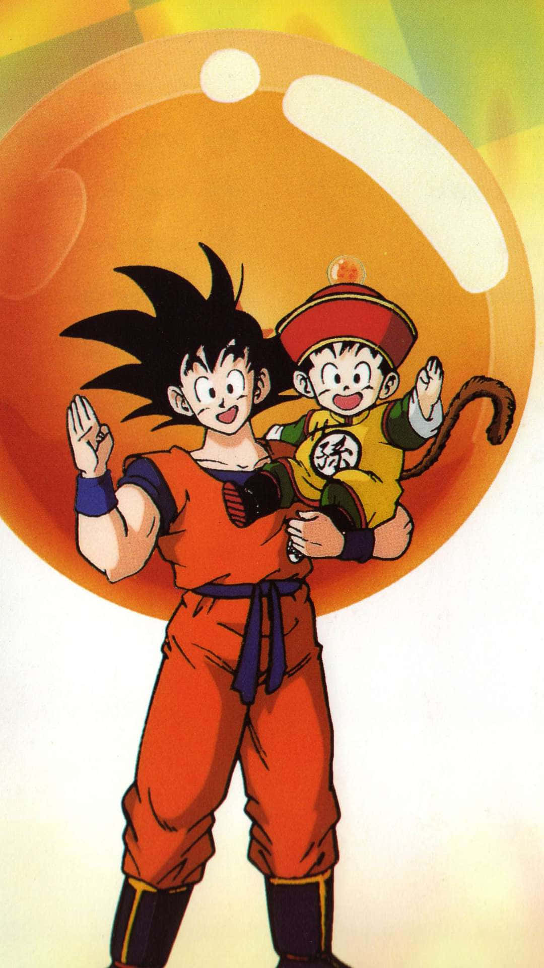 Gohan iPhone Goku na Gohan Picha ya Ukuta