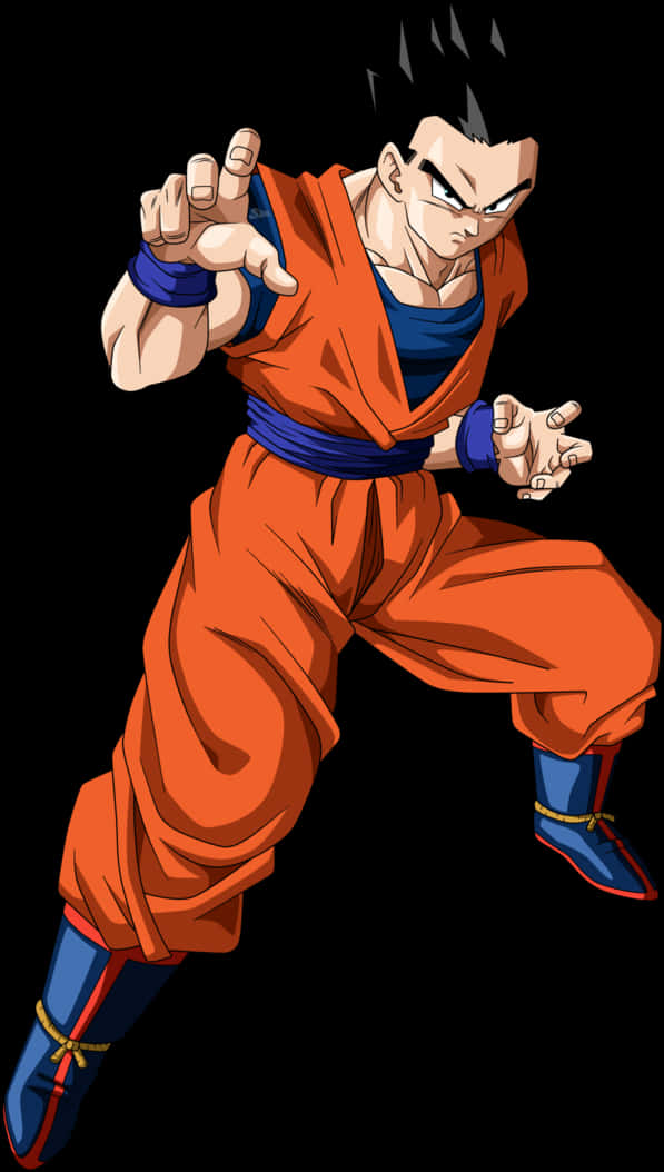 Gohan Mtu Mzima Tayari Kwa Ajali Picha ya Ukuta