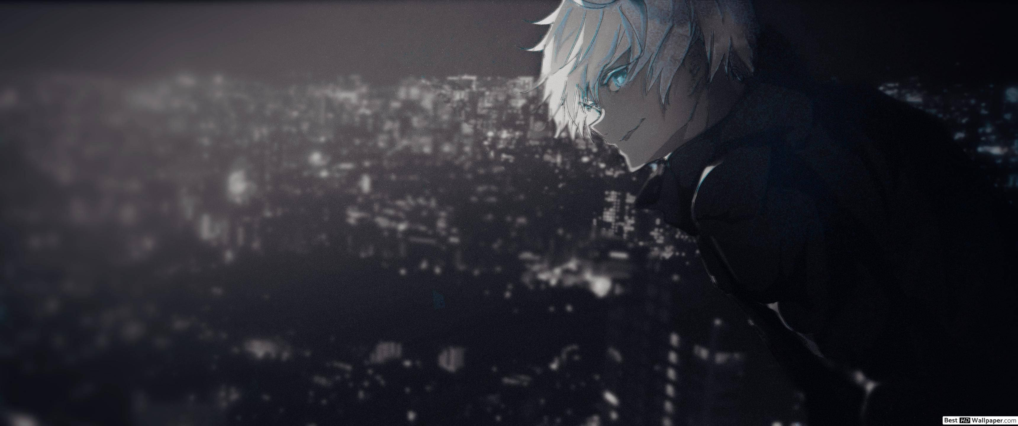 Gojo Satoru - Bwana wa Jujutsu Kaisen Picha ya Ukuta