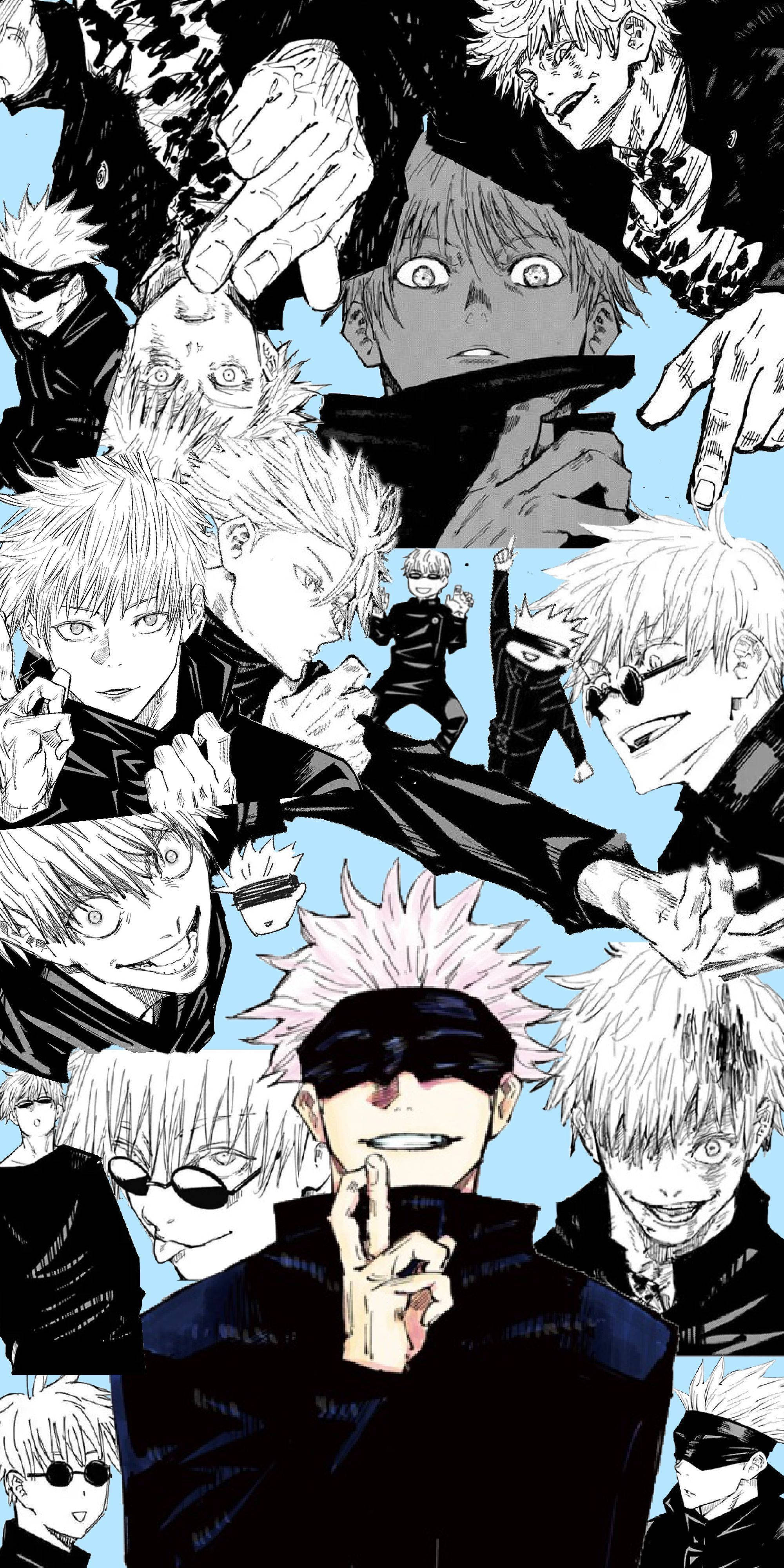 Gojo Satoru, bwana wa Jujutsu Kaisen Picha ya Ukuta
