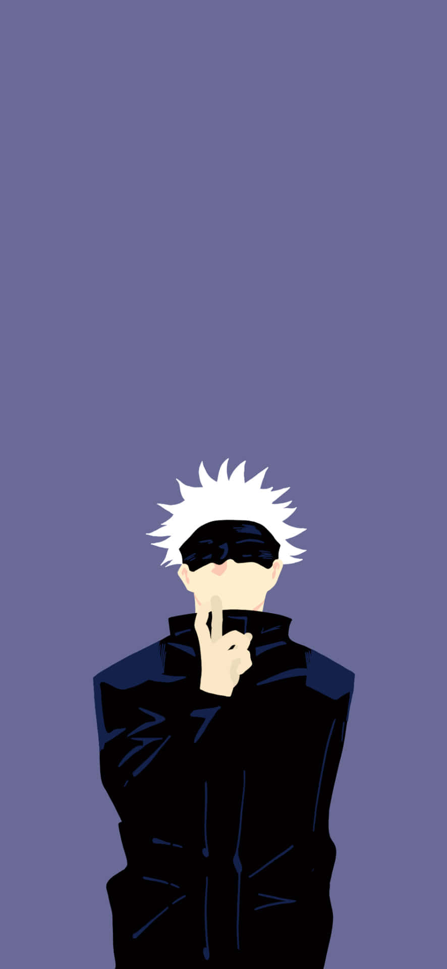 Gojo Satoru Minimal Anime Picha ya Ukuta