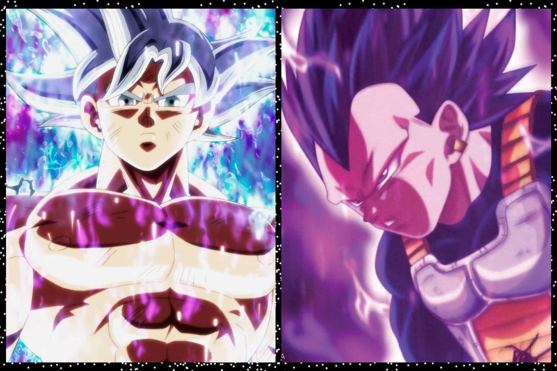 Goku akionyesha nguvu zake za Ultra Instinct. Picha ya Ukuta