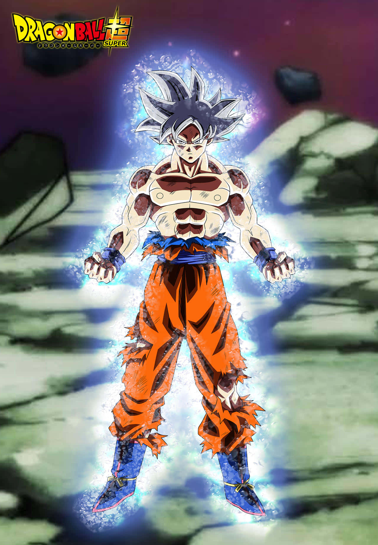 Goku Akiwa Katika Hali ya Ultra Instinct Picha ya Ukuta