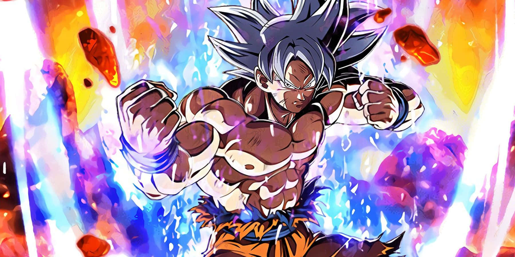Goku Akiwa na Ultra Instinct Imeamilishwa Picha ya Ukuta