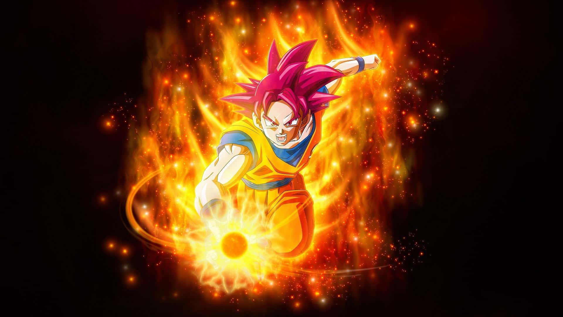 Goku Akiweka Wazi Nguvu Zake za Ultra Instinct Picha ya Ukuta
