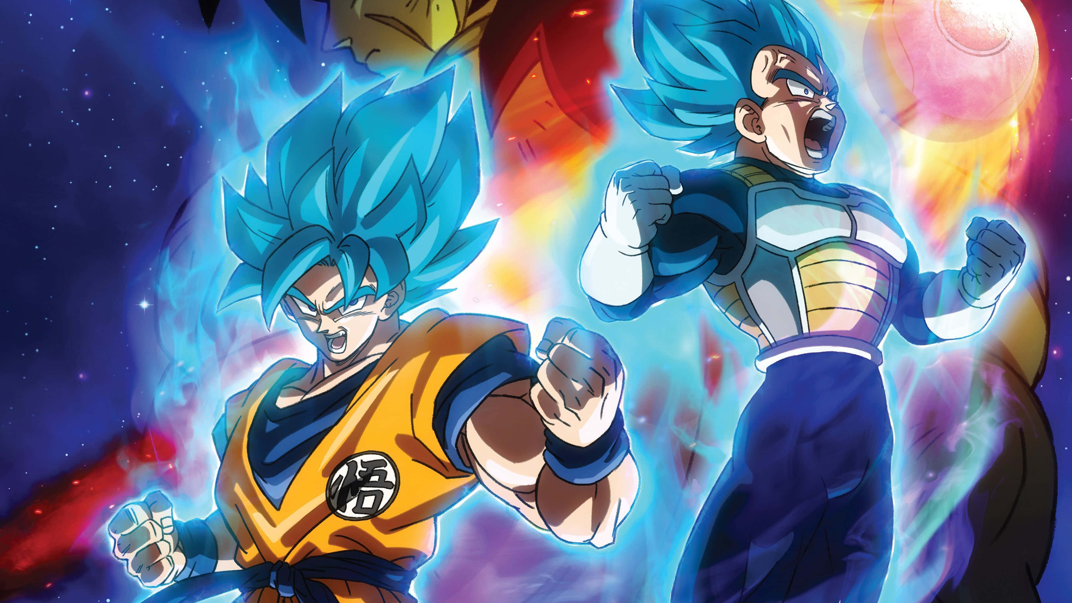 Goku Amezinduka Kwenye Uwanja wa Vita Picha ya Ukuta