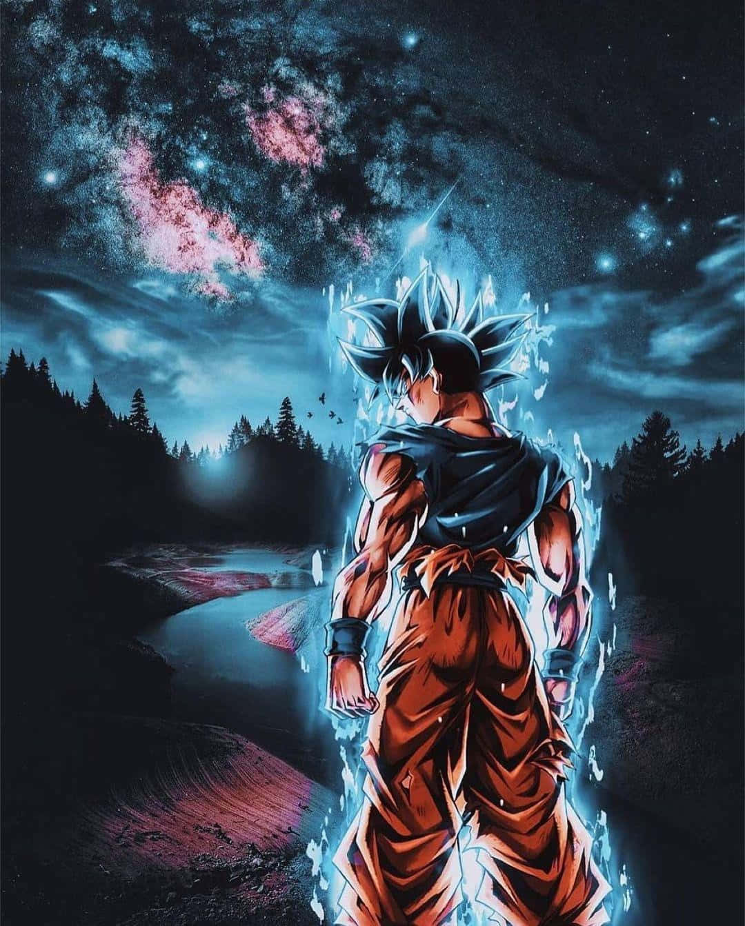 Goku Anabadilika Kuwa Ultra Instinct Picha ya Ukuta